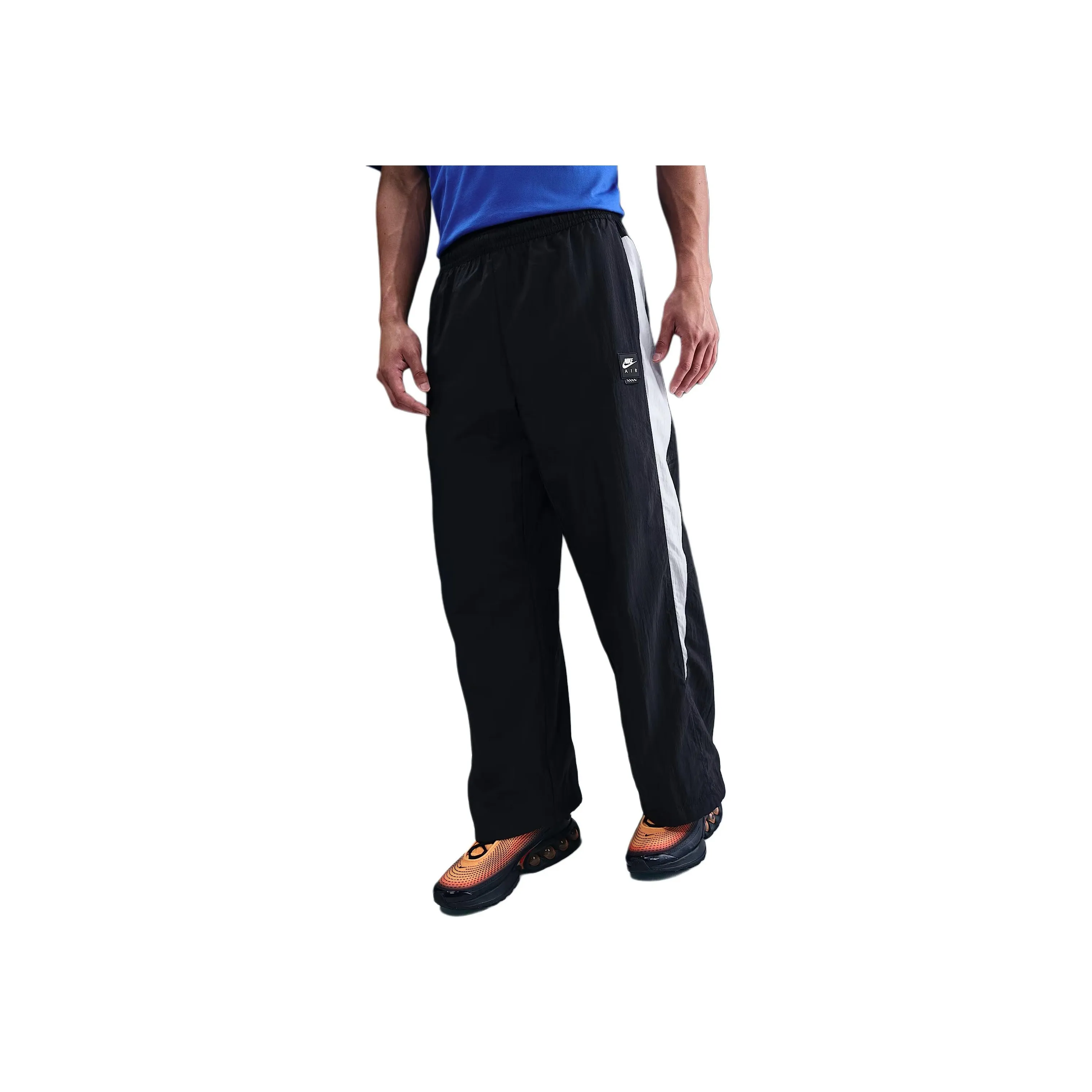 Nike Вязаные тренировочные штаны мужские черные