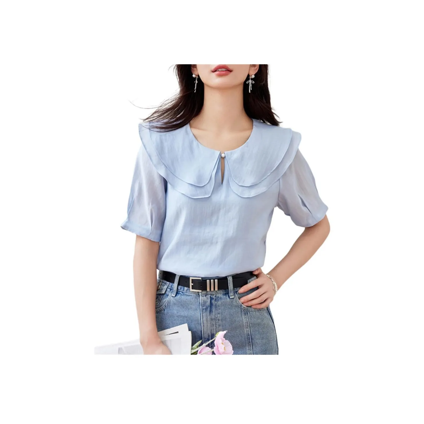 MADALLO Chiffon Shirt Women's Image Color