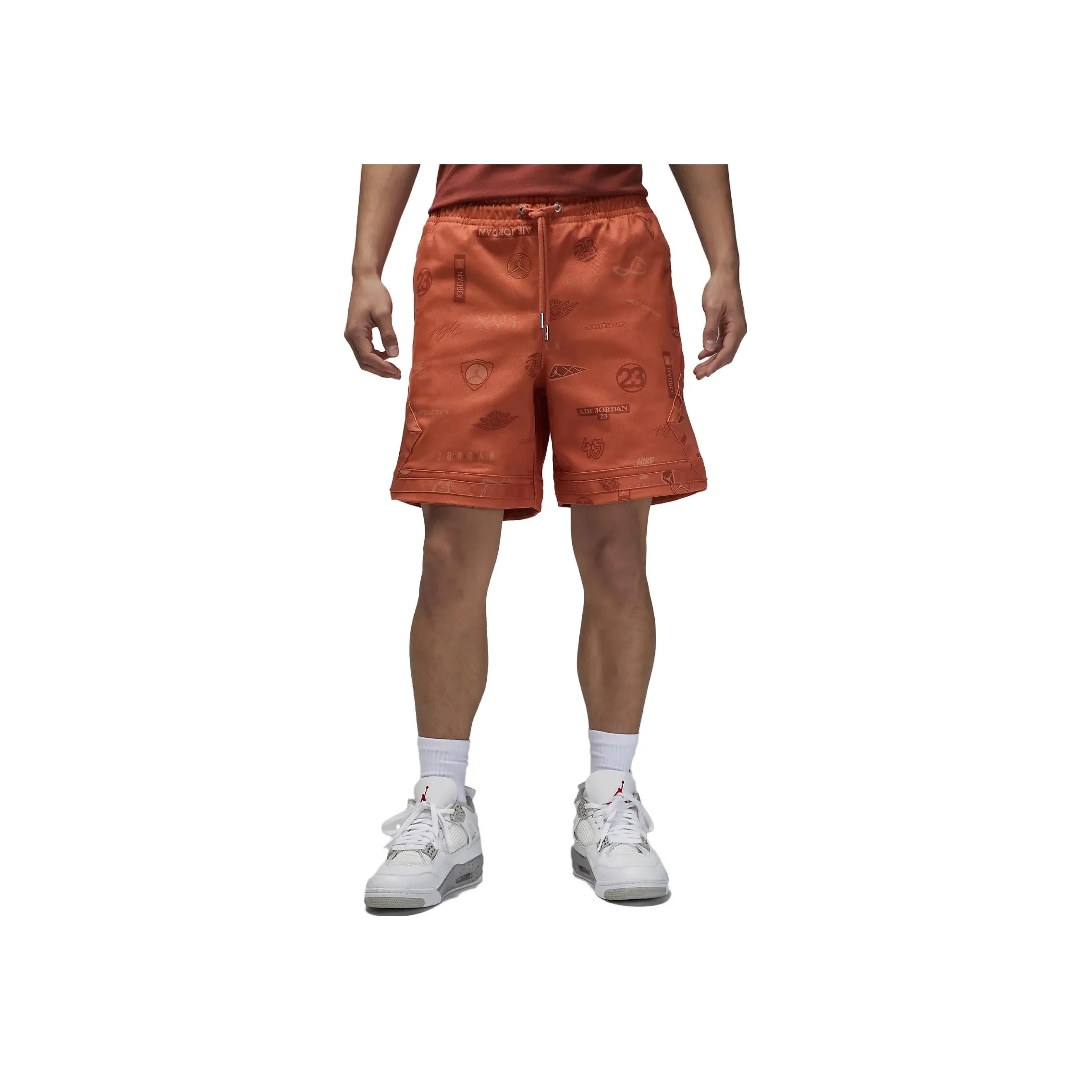 Nike Casual Shorts Men's Orange