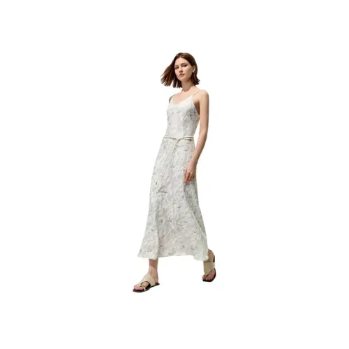TKY SHOP Принт Белый Женские Слиплатья