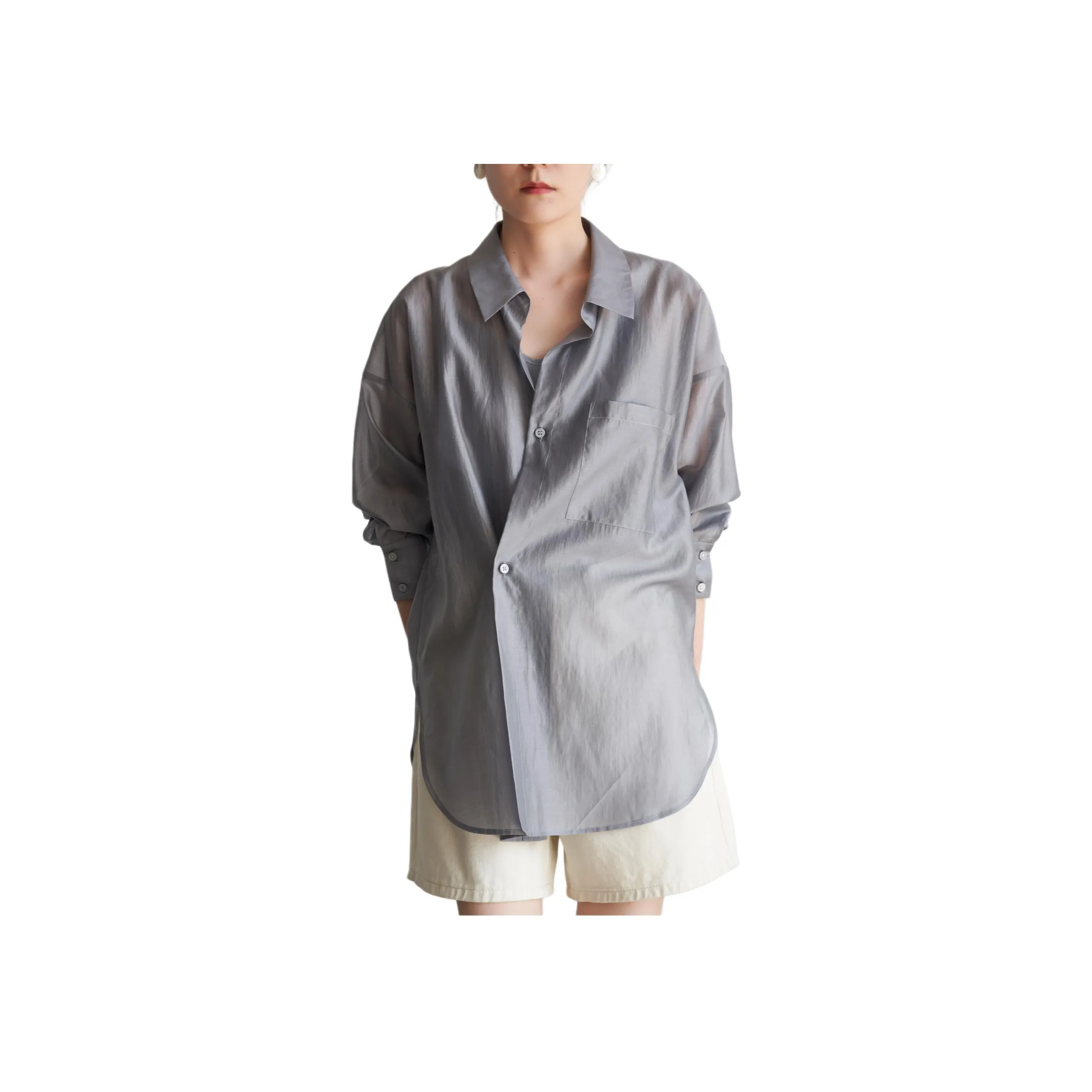 SHALLOW STREAMS Casual Suit Women's Sea Salt Ice Blue