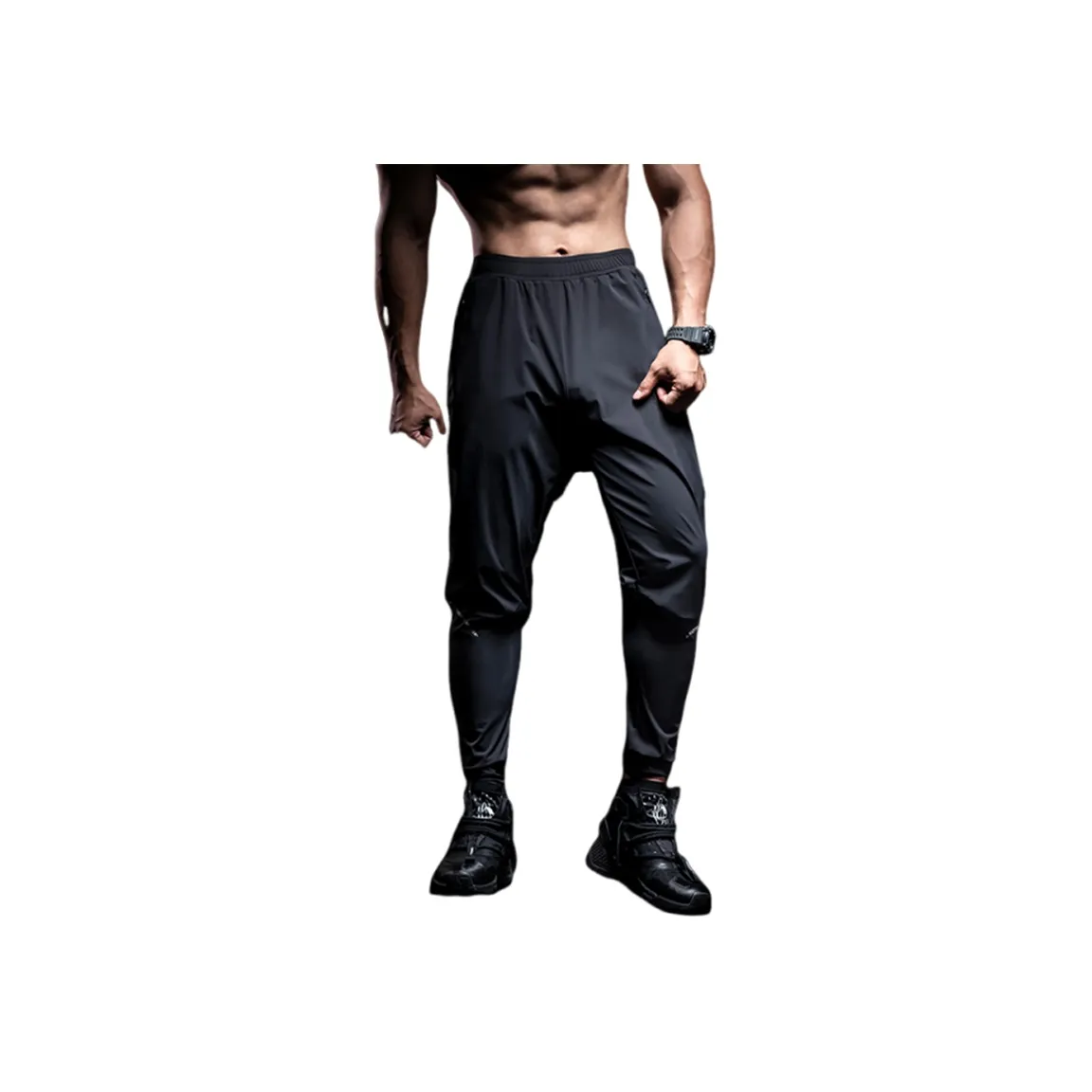 Monster Guardians Вязаные тренировочные брюки мужские темно-серые