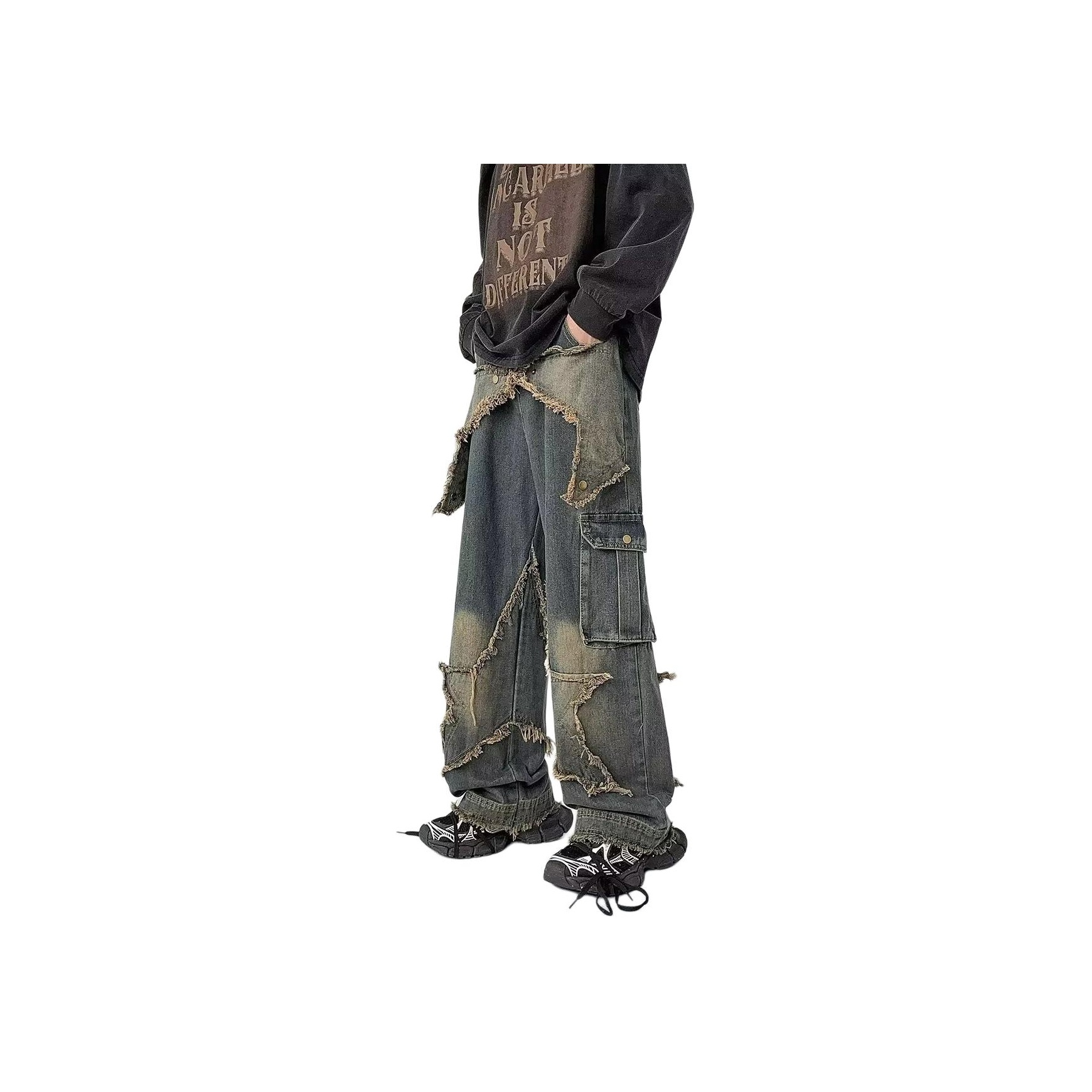 Fringe Leggings コーディネートSET Mセット Black Fringe Leggings – MessQueen New York