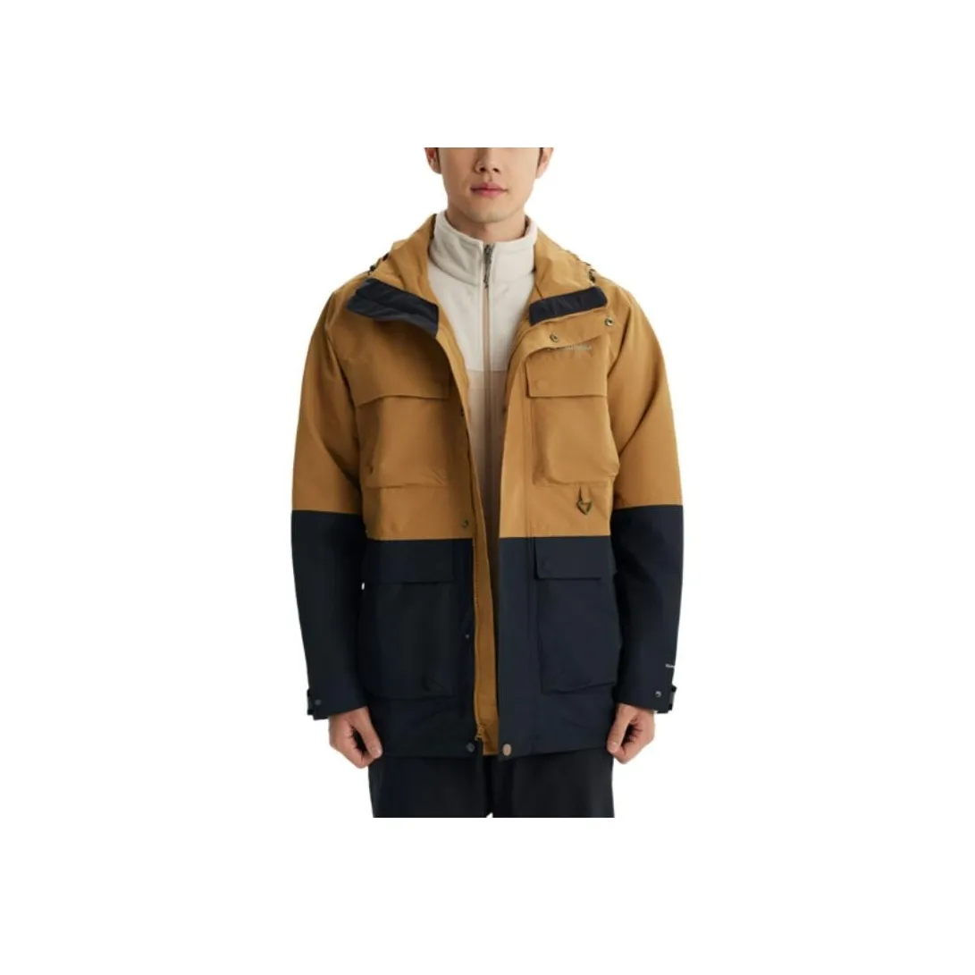 Columbia Transit Waterproof And Warm Windbreaker Jacket Men's Brown Black