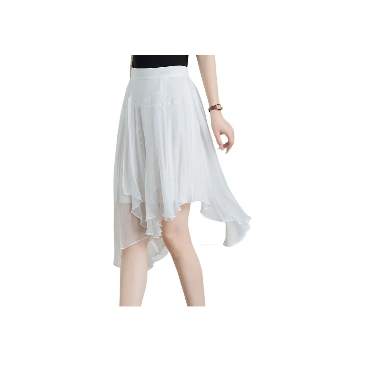 Yi Mengyuan Silk Casual Long Skirt Women's