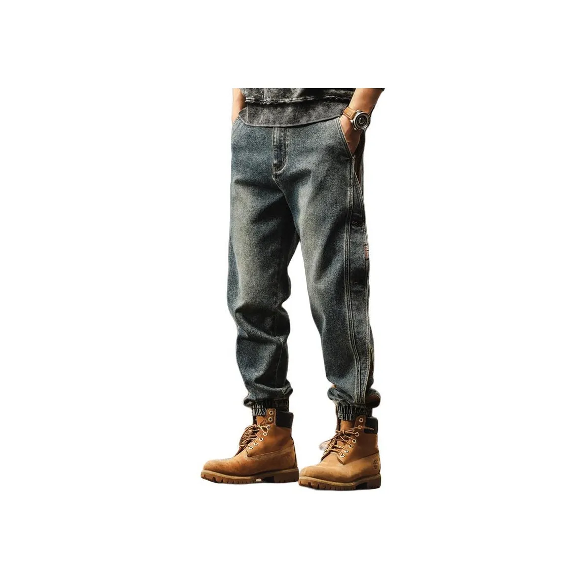 JIELEINUO Мужские Джинсы