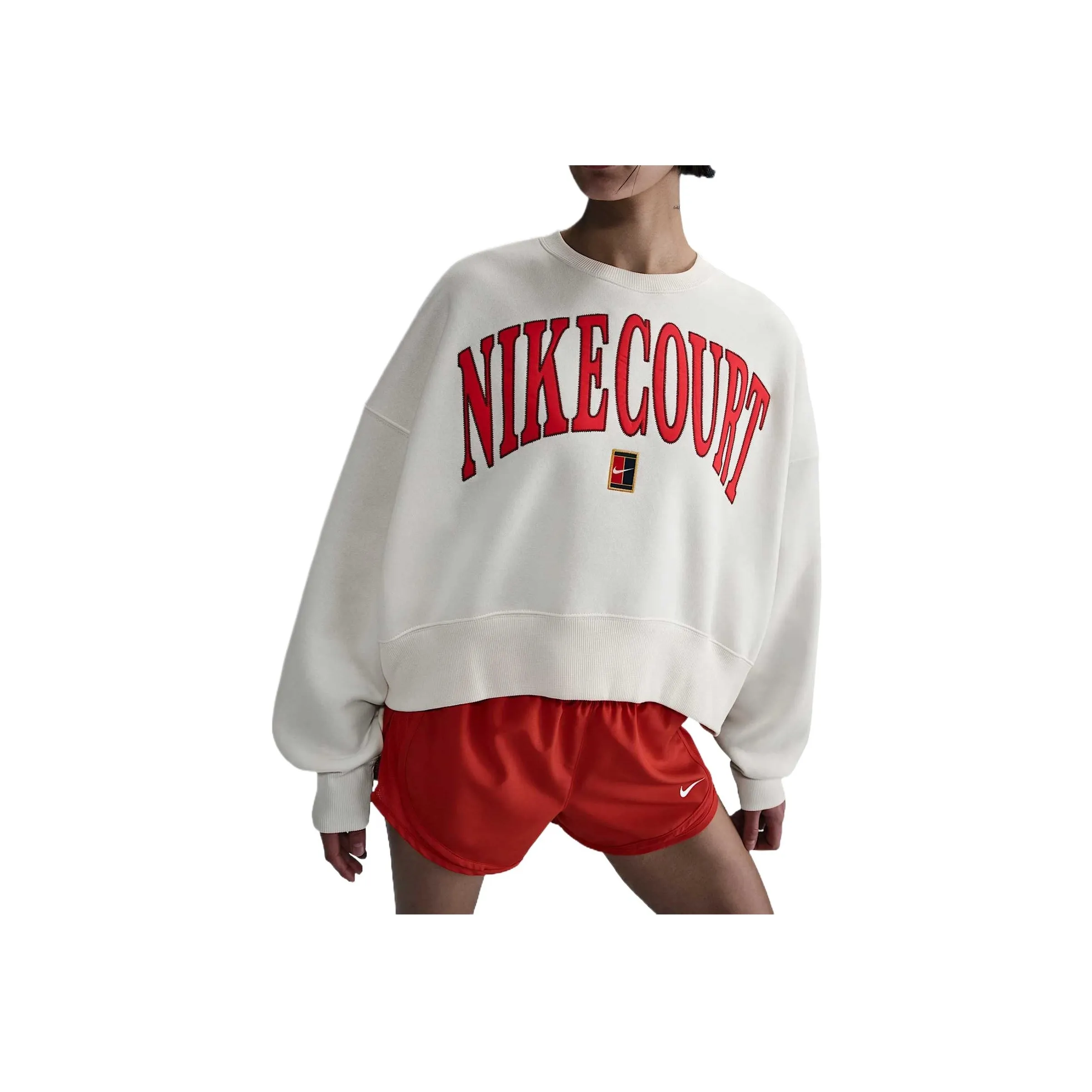 Nike Court Phoenix Fleece Women's Over Oversized Crew Neck Tennis Sweatshirt