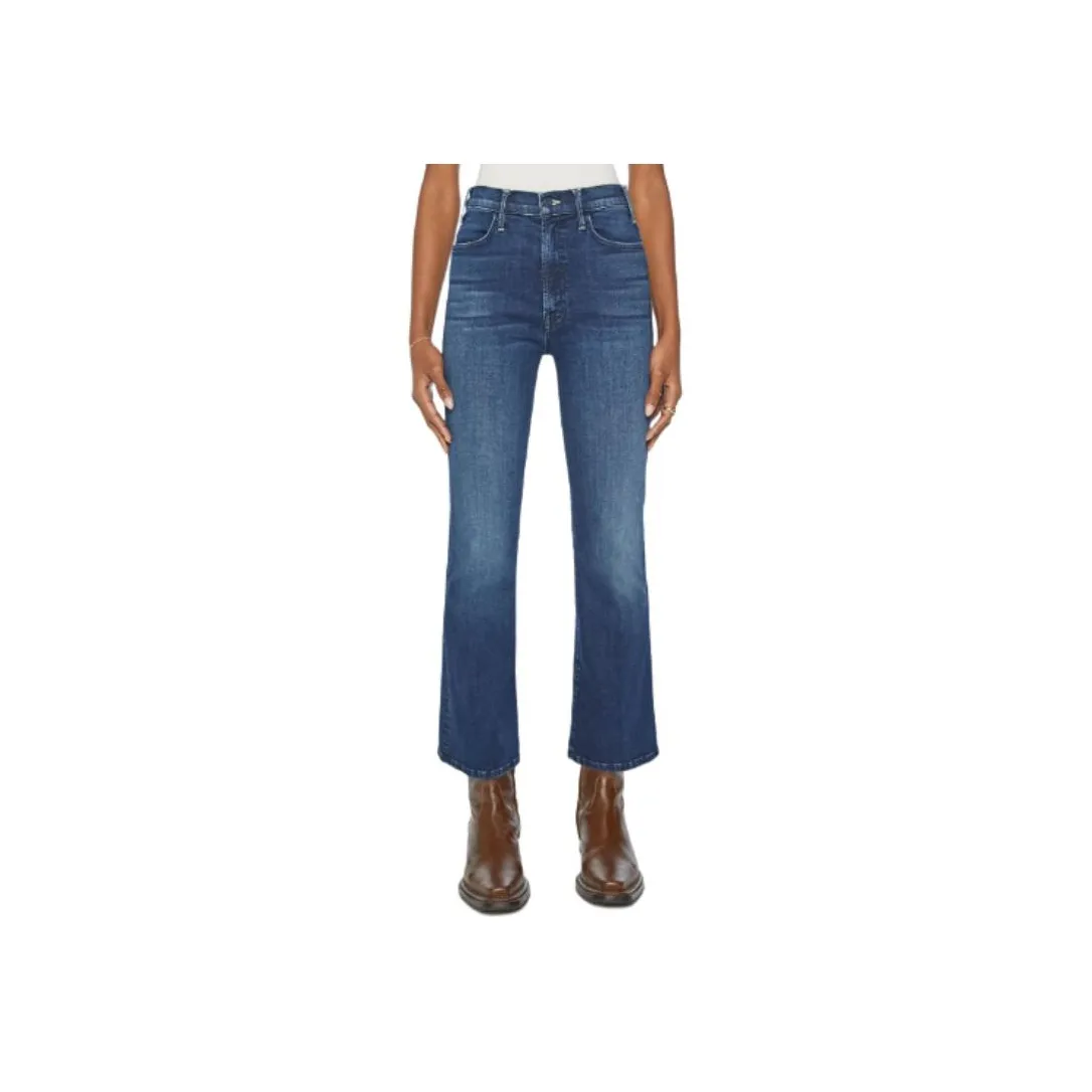 MOTHER The Hustler Mid Rise Ankle Jeans