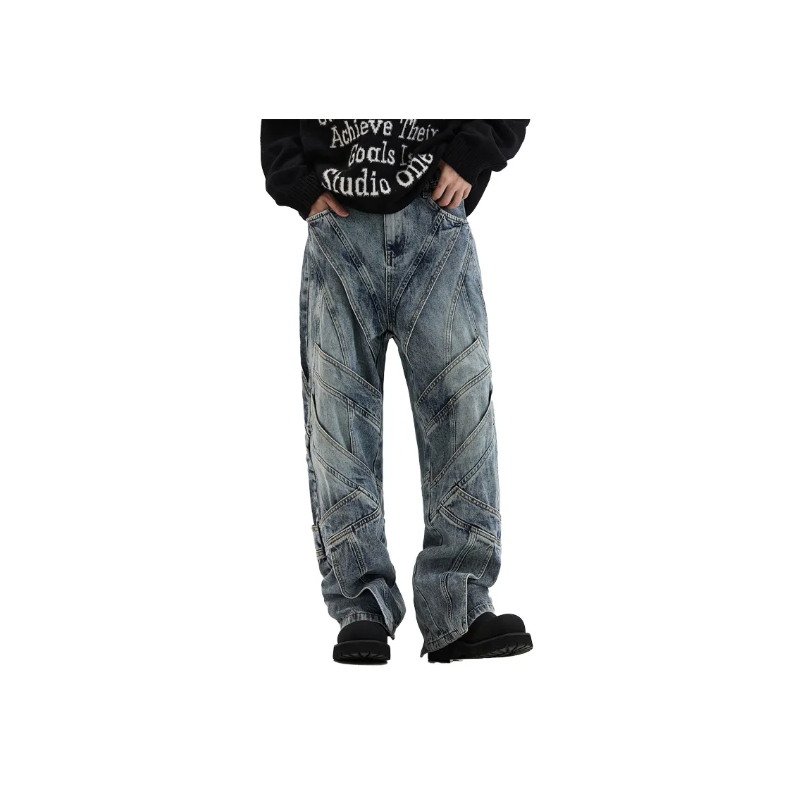 ALL IN Джинсы Мужские Клуазон Синий