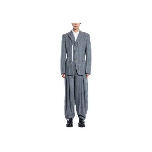 COMME Des GARCONS HOMME PLUS Серый Мужские Повседневные Брюки