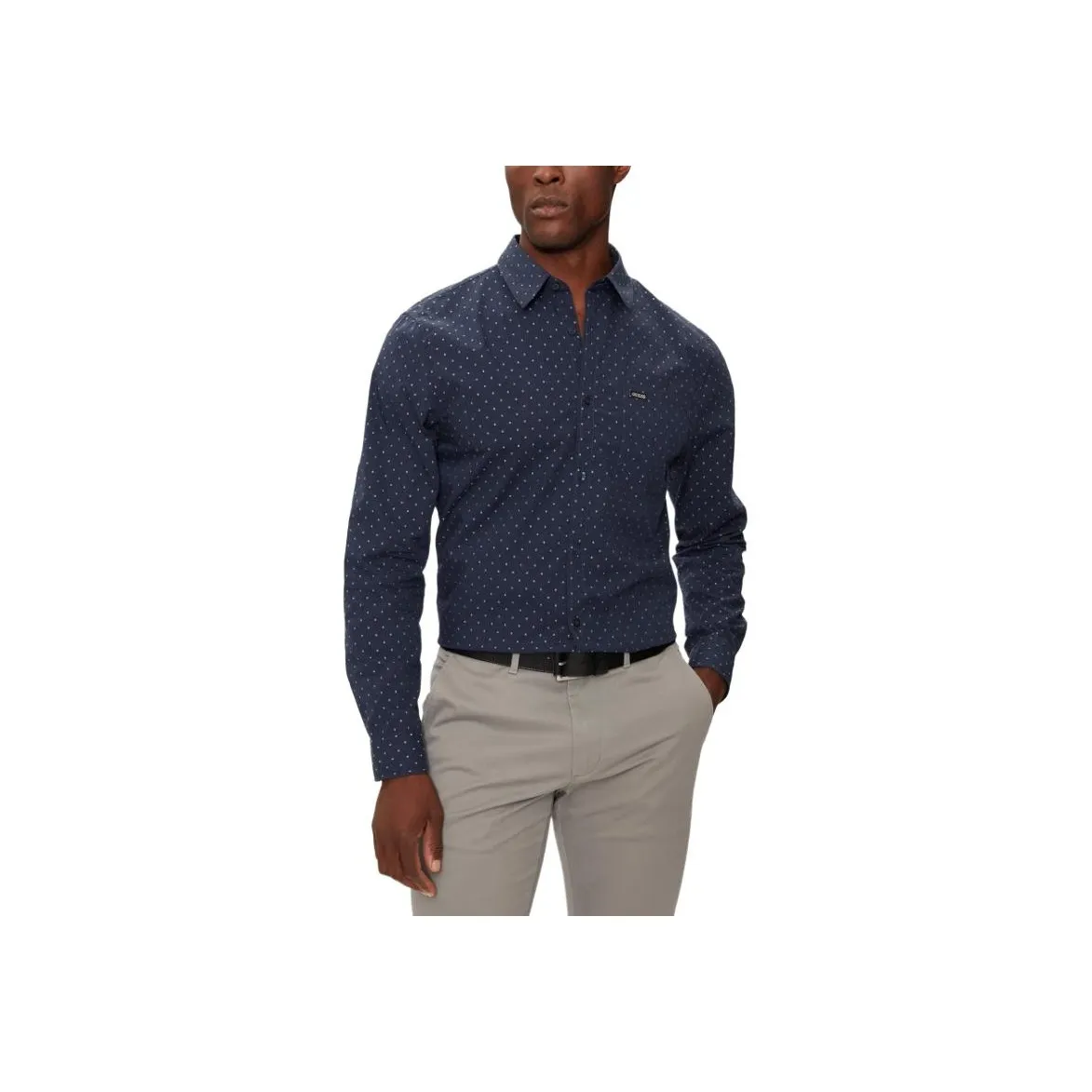 GUESS Shirts Men's Dark Blue
