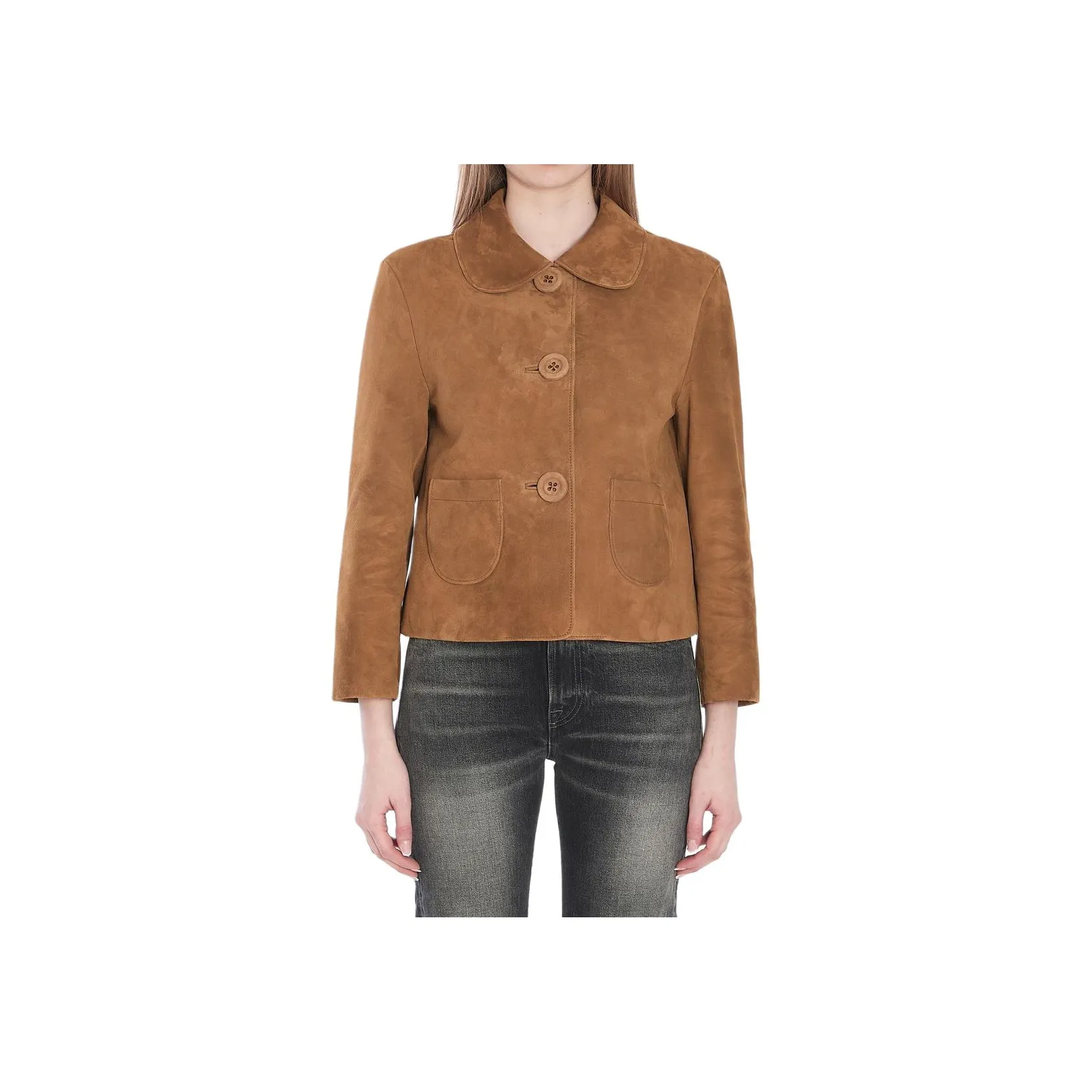 CELINE Collared Button Up Jacket
