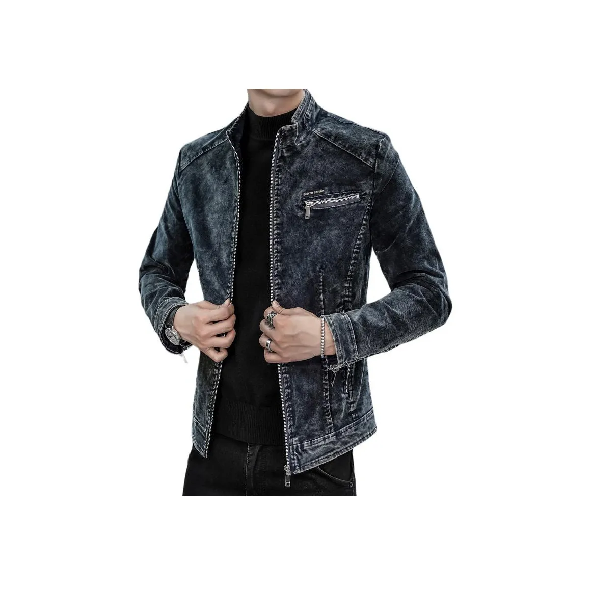 PIERRE CARDIN Denim Jacket Unisex