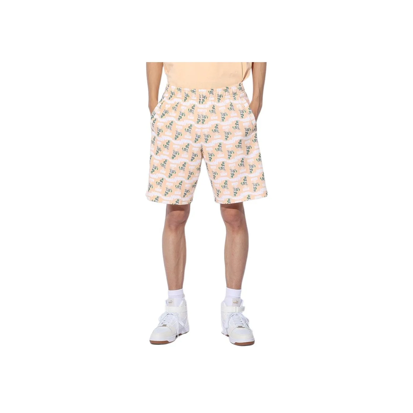 PUMA Casual Shorts Men's Orange
