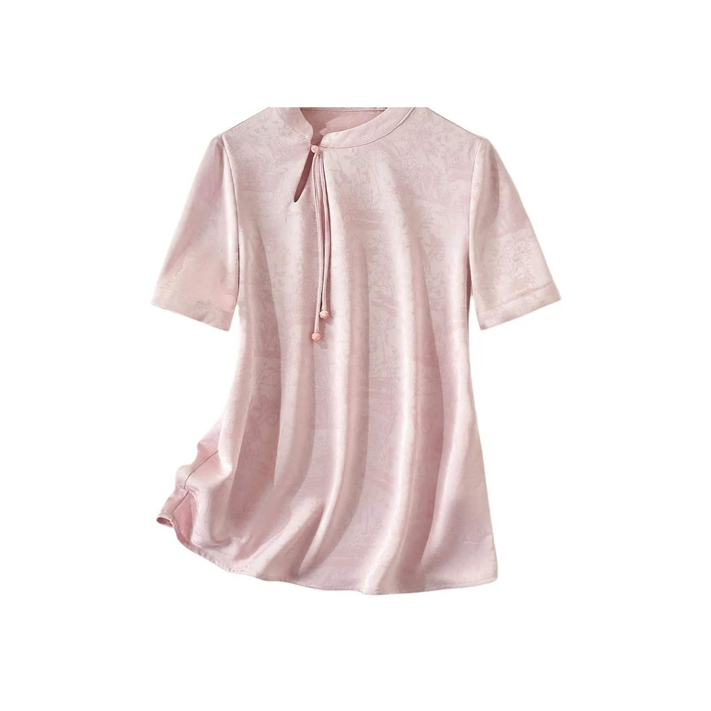 IHIMI Рубашка Женская Персиково-Розовая