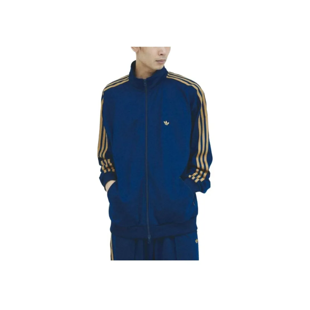 Adidas Originals BECKENBAUERTRACK SUIT AW24 Jackets & Coats Men's Blue Yellow