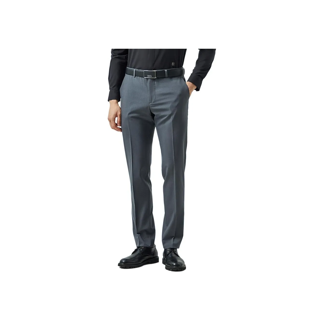 DIKENI Костюм Брюки Мужские Темно-Серый Синий