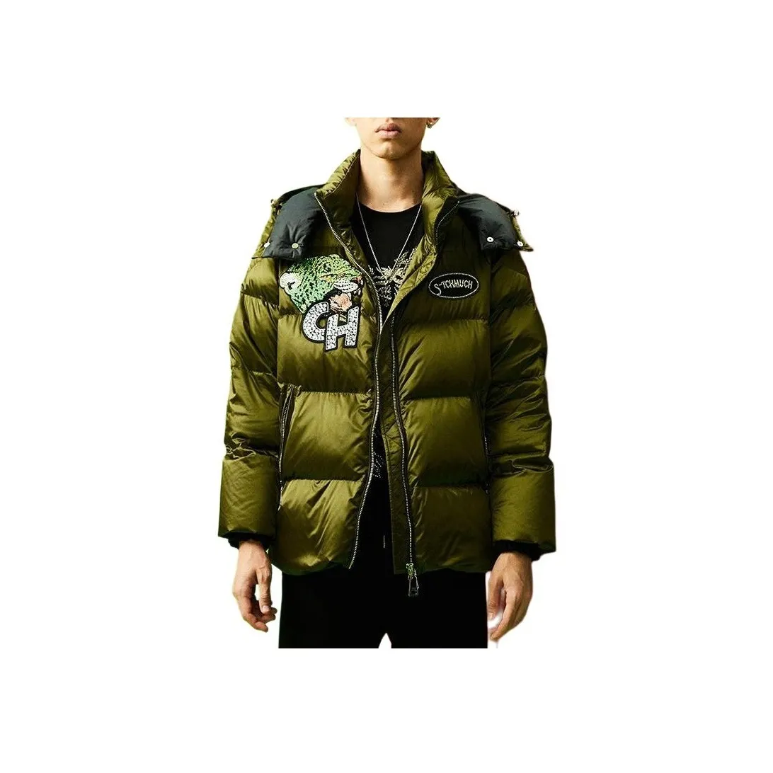 TCH Down Jackets Unisex Army Green