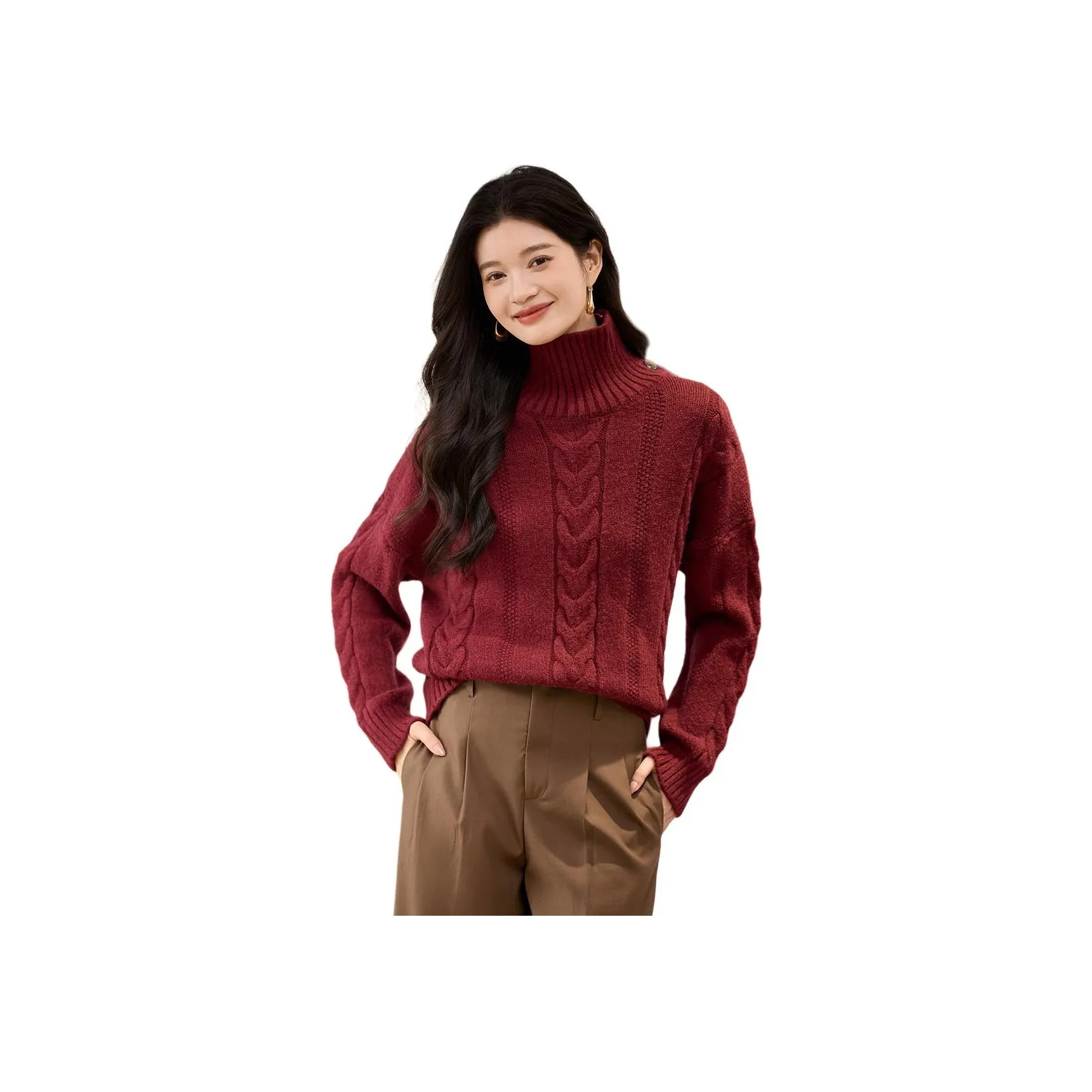 CARBAMMI Sweater Women's Ancora Red