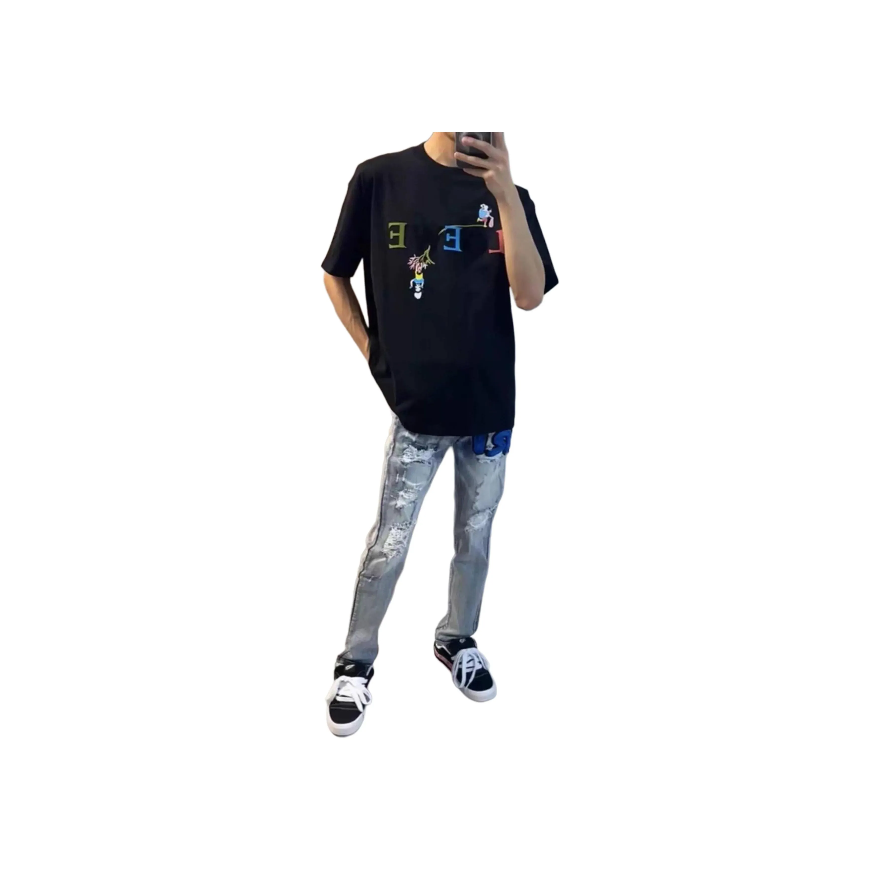 WELTER EXPERIMENT Blue Unisex Jeans