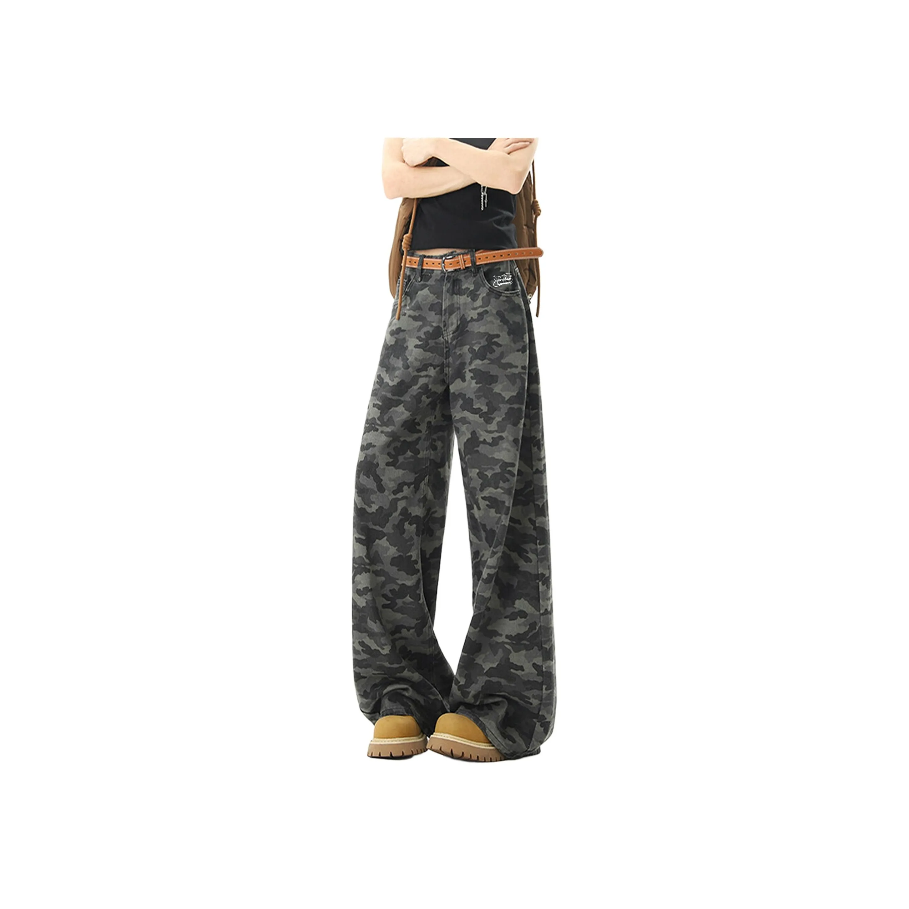 SONGLAN Камуфляж [Стандартное издание] Унисекс Джинсы