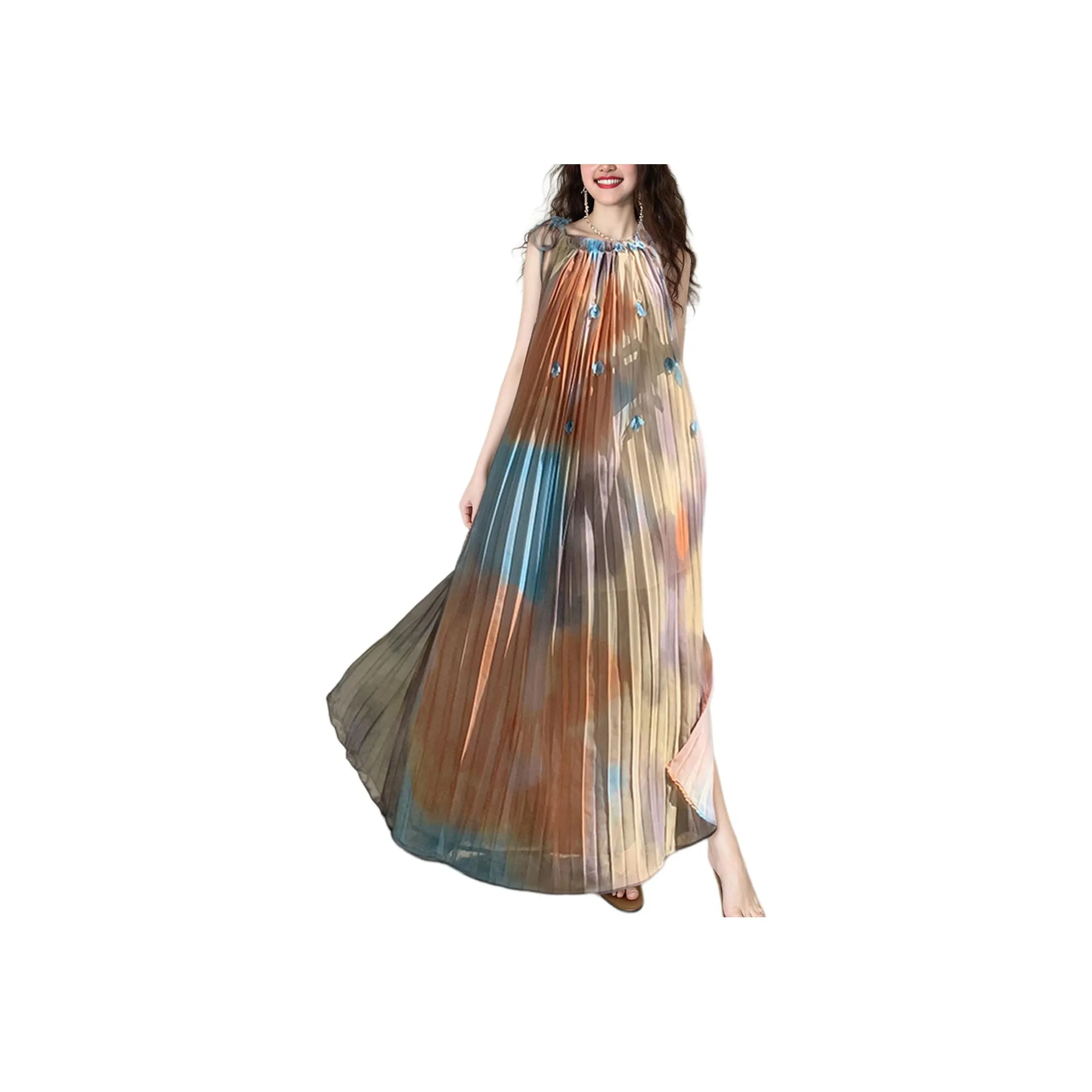 Wbwq Slip Платье Женское Смешанное Цветочное