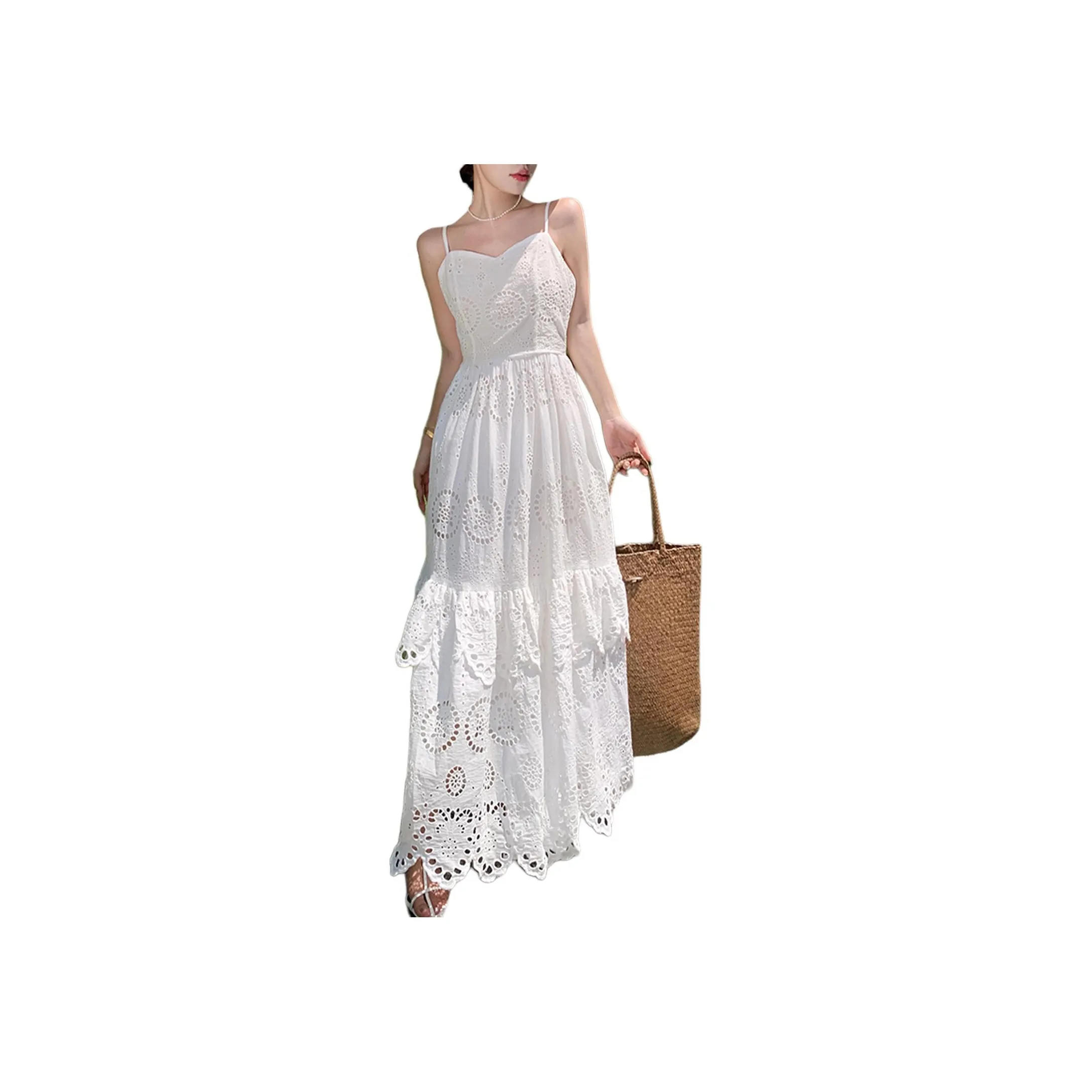 Wbwq Белый Женские Слиплатья