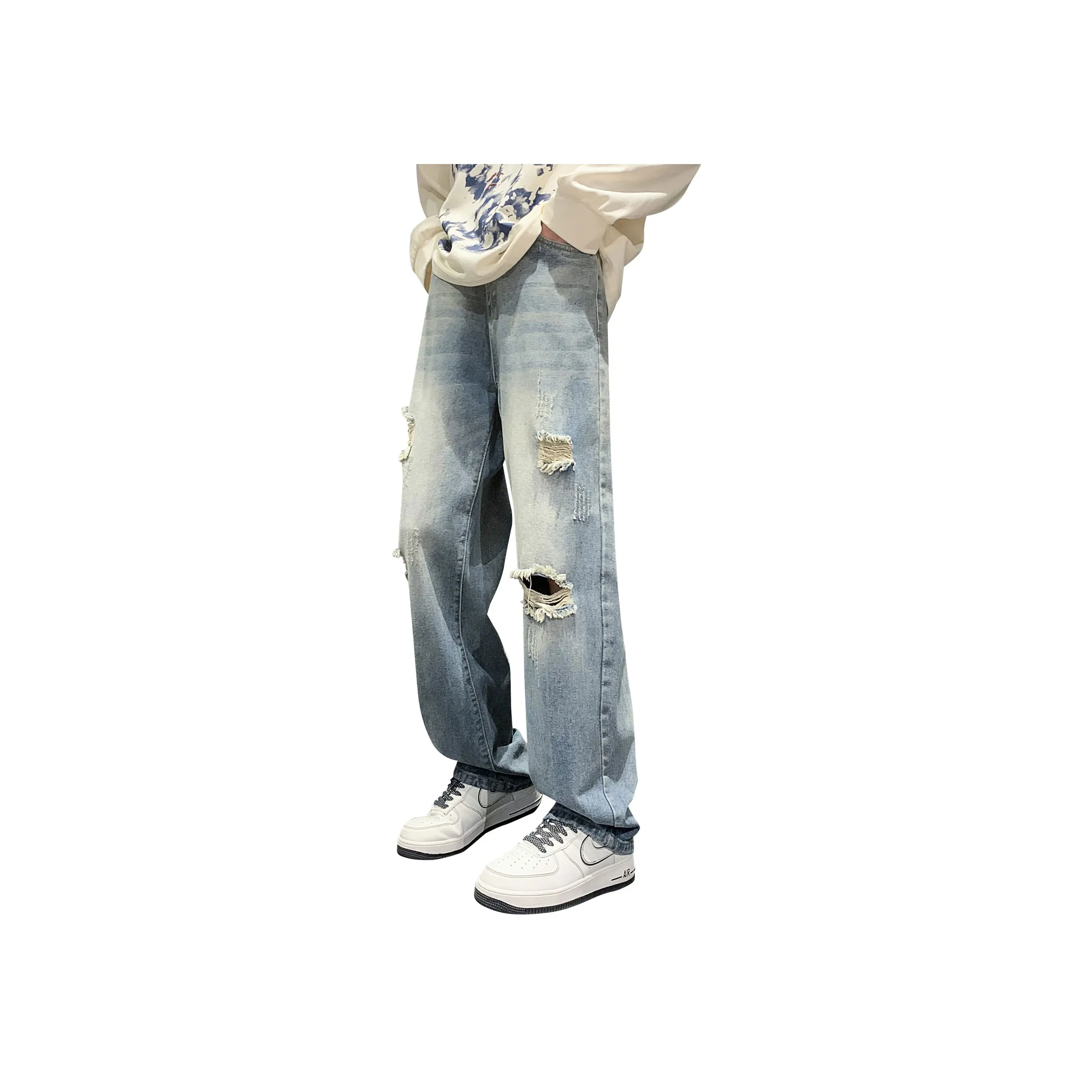 FUTURE MAKER Jeans Unisex Vintage Blue