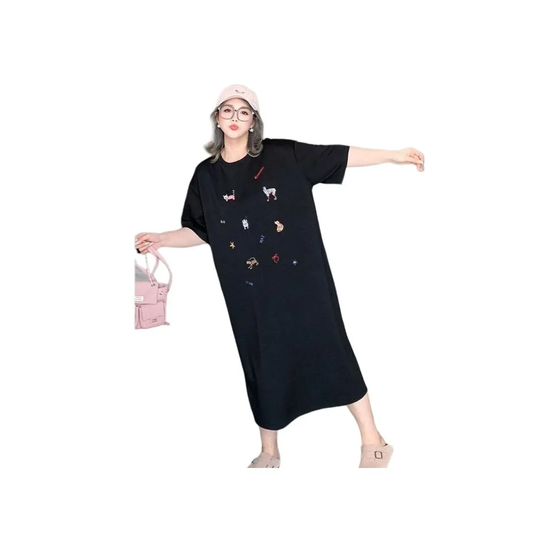 9c Collective Короткий рукав Платье Женское