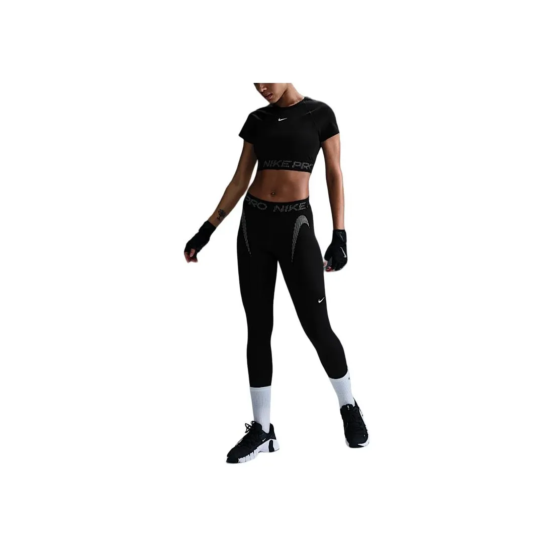 Nike Pro Women's Mid Rise 7/8 Graphic Leggings
