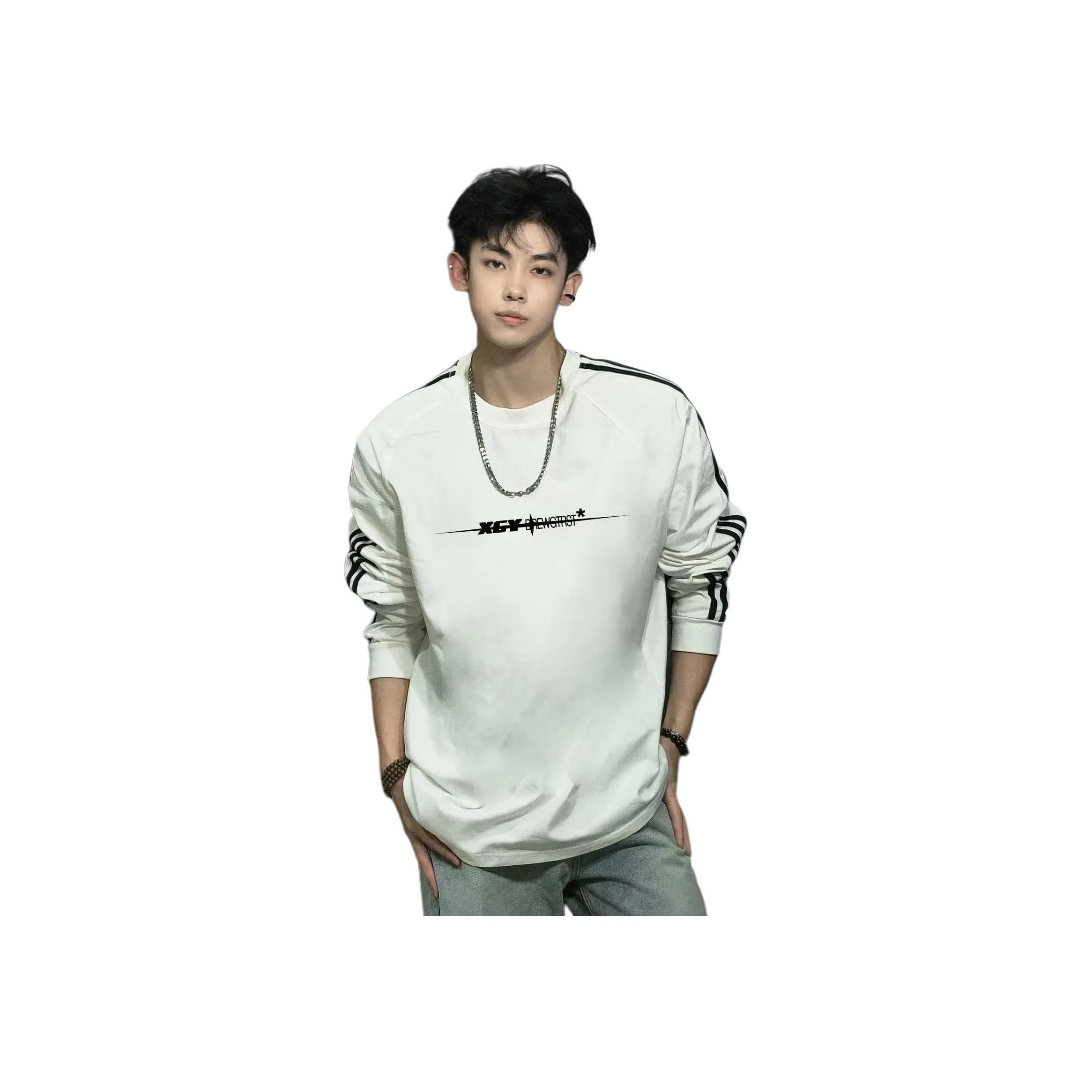 HIPHOPPUNKS Белый [Высокое качество] Мужские Свитшоты