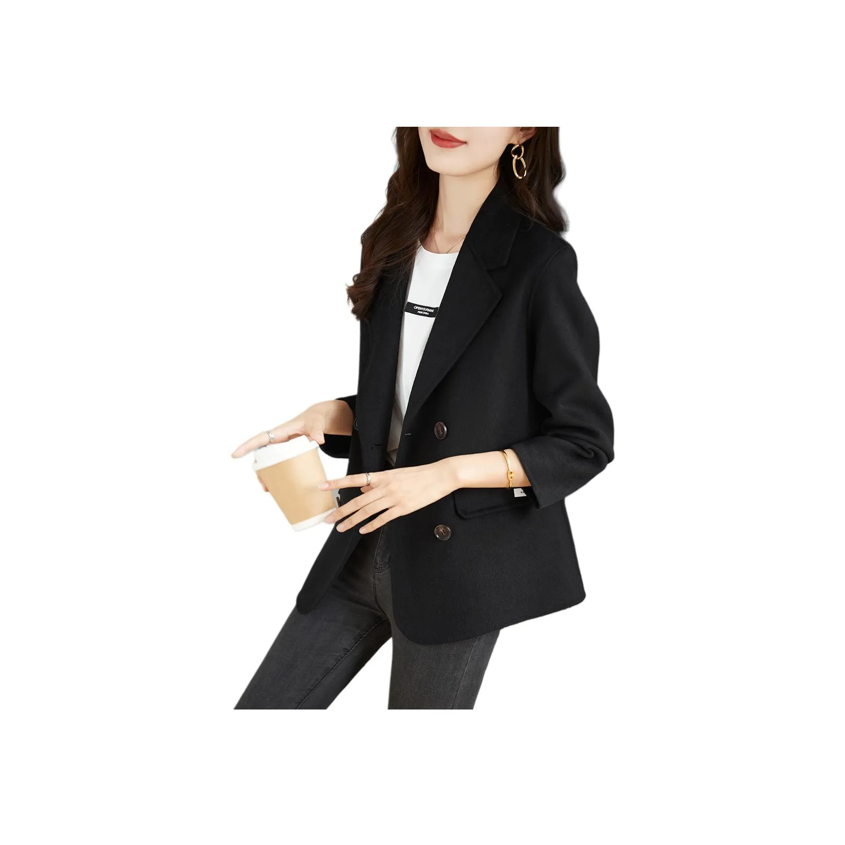 Mo Han Yi Mei Куртка Женская Черная