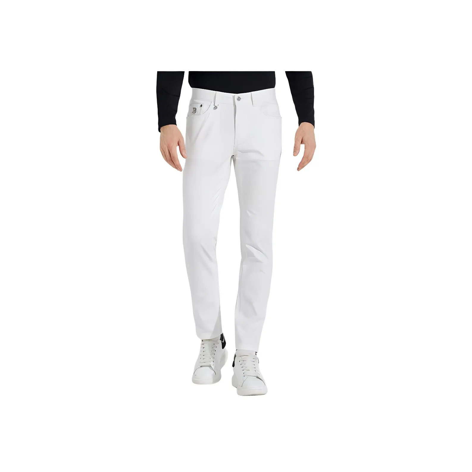 Raidy Boer Повседневные брюки Мужские Белые