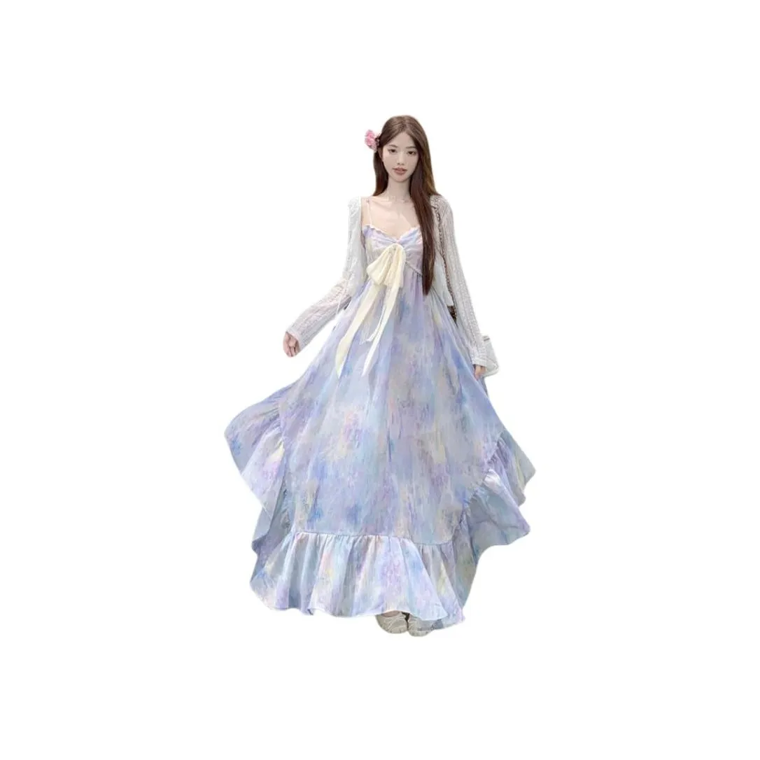 QYPRF Светло-фиолетовый Женские Комплекты с юбкой