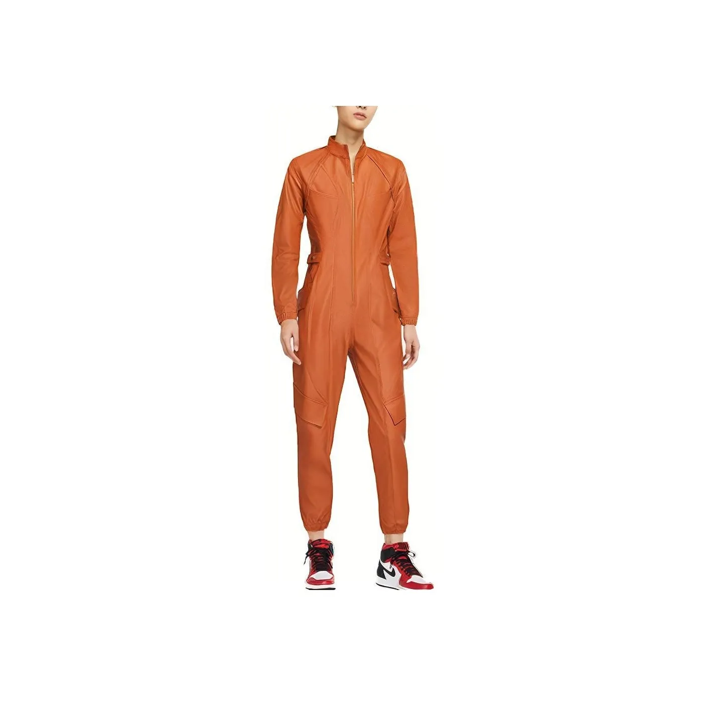 Jordan Court-To-Runway Casual Jumpsuit Brown