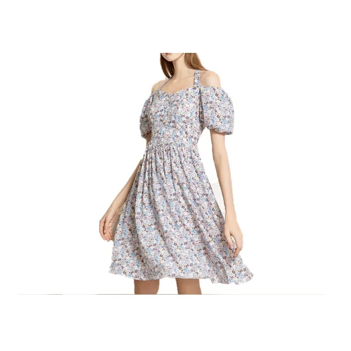 Caroline Женские Платья с Коротким Рукавом