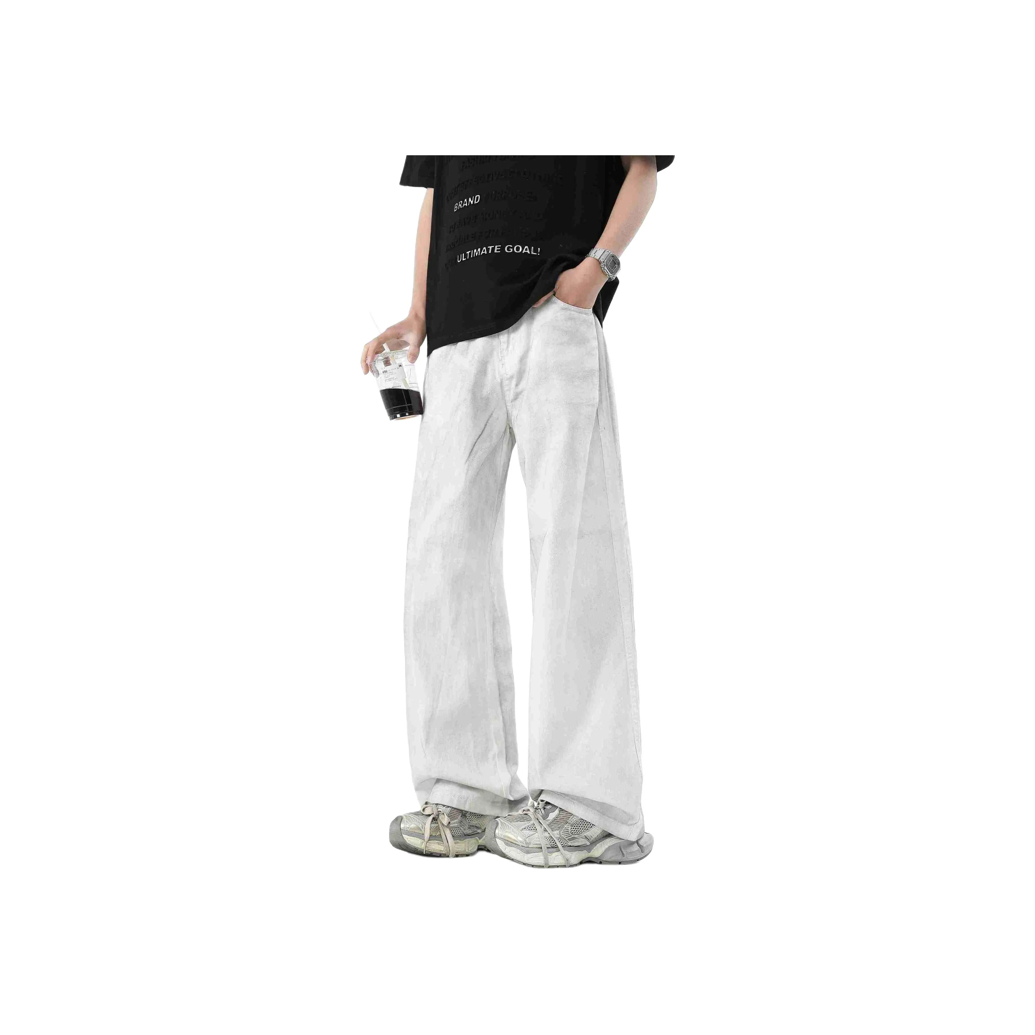 XAFB Jeans Unisex White