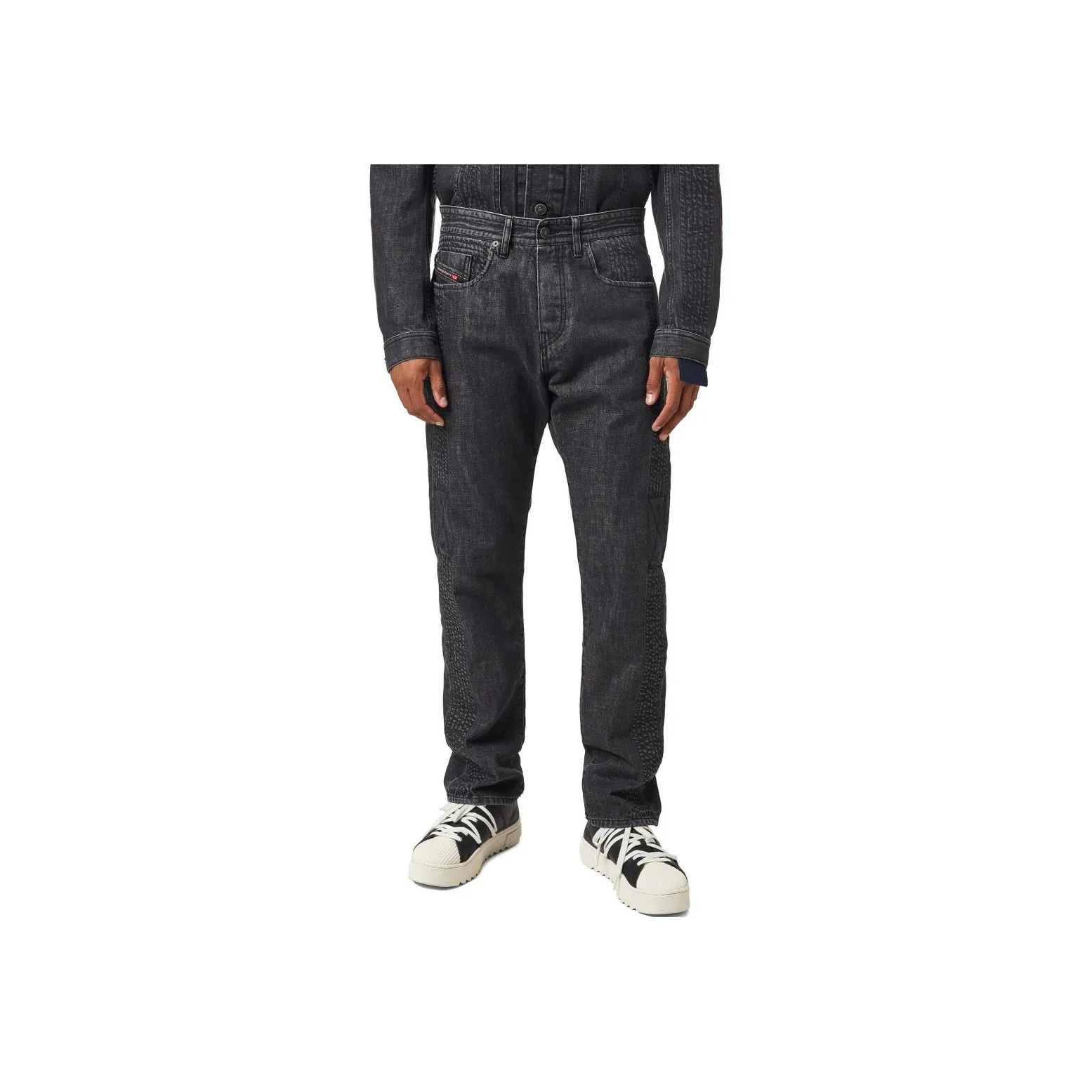 DIESEL Черный Серый Цвет Мужские Джинсы