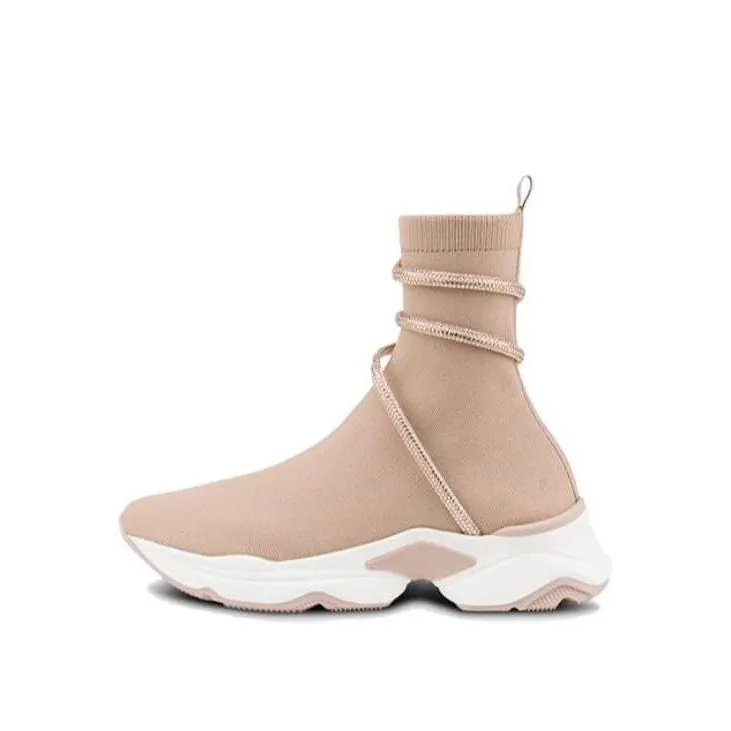 René Caovilla Glitter-wrap Sock-ankle Sneakers