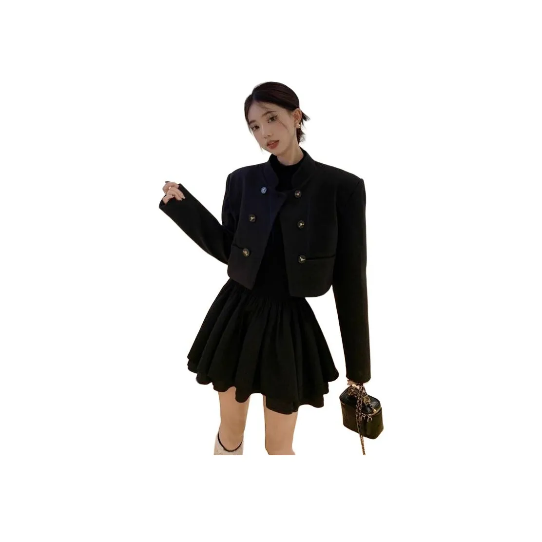 XIANSINIAO Длинное платье с длинными рукавами для женщин