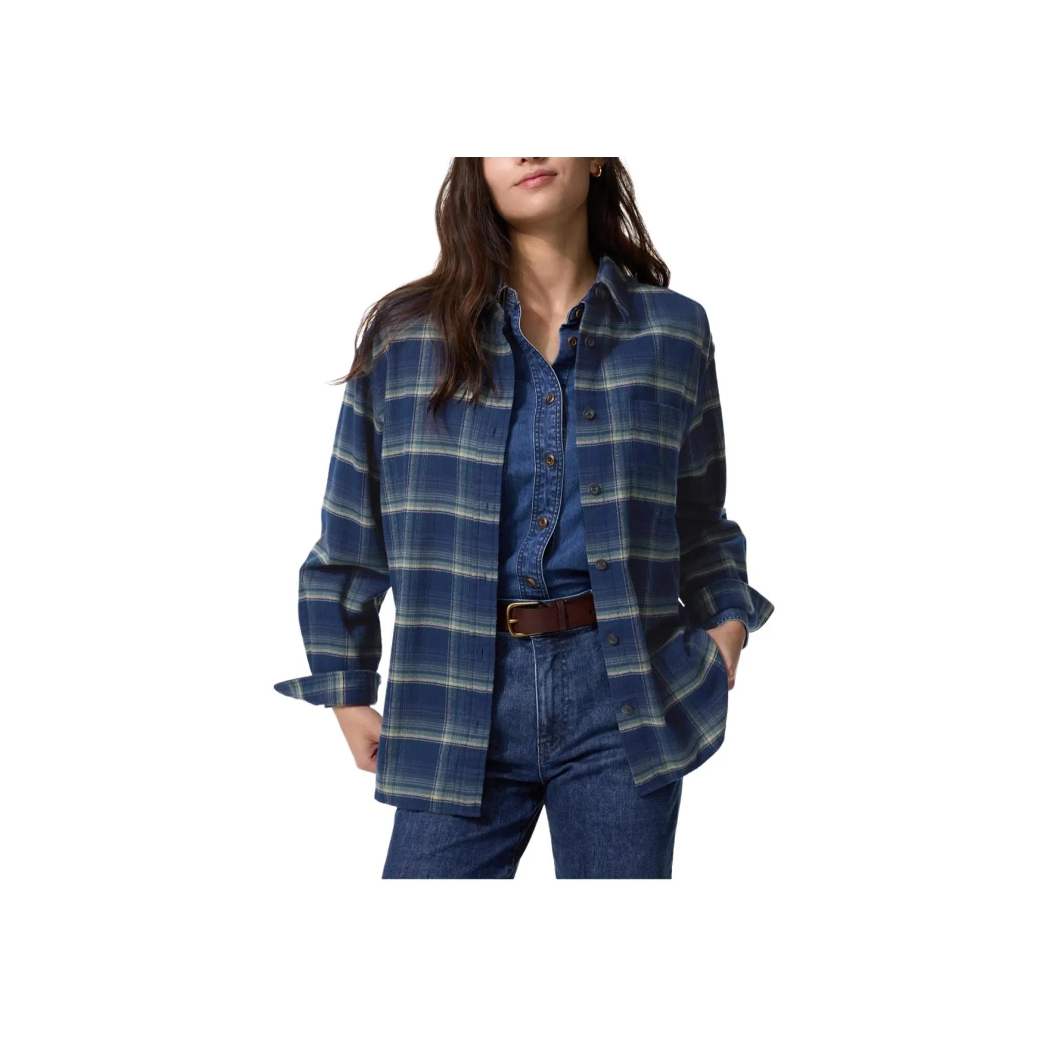 UNIQLO Темно-синие женские рубашки