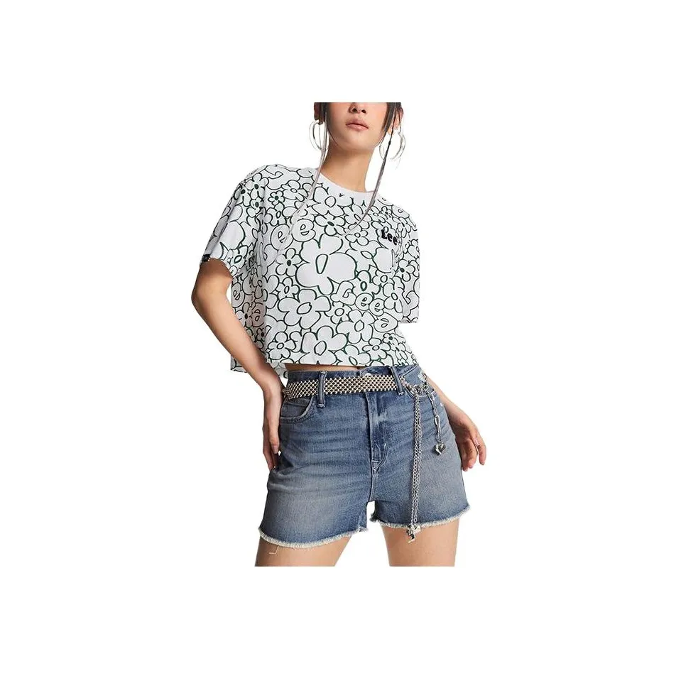 Lee Джинсовые шорты Женские Medium Blue