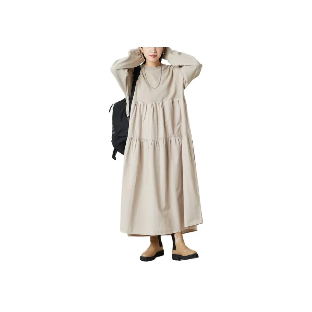 FREAK'S STORE Long Sleeved Dress Women's Light Umber