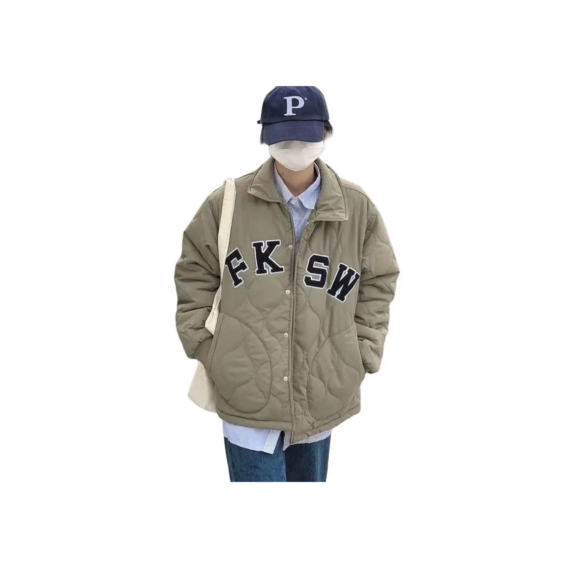 BVODE Армейский зеленый унисекс пуховики