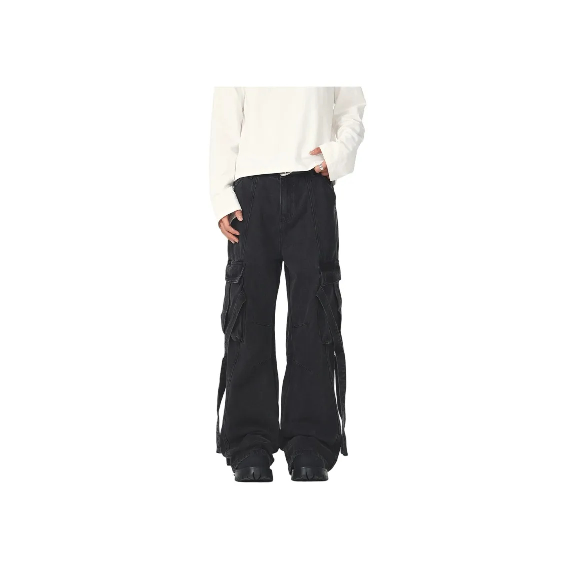 Dounkol Jeans Unisex Black