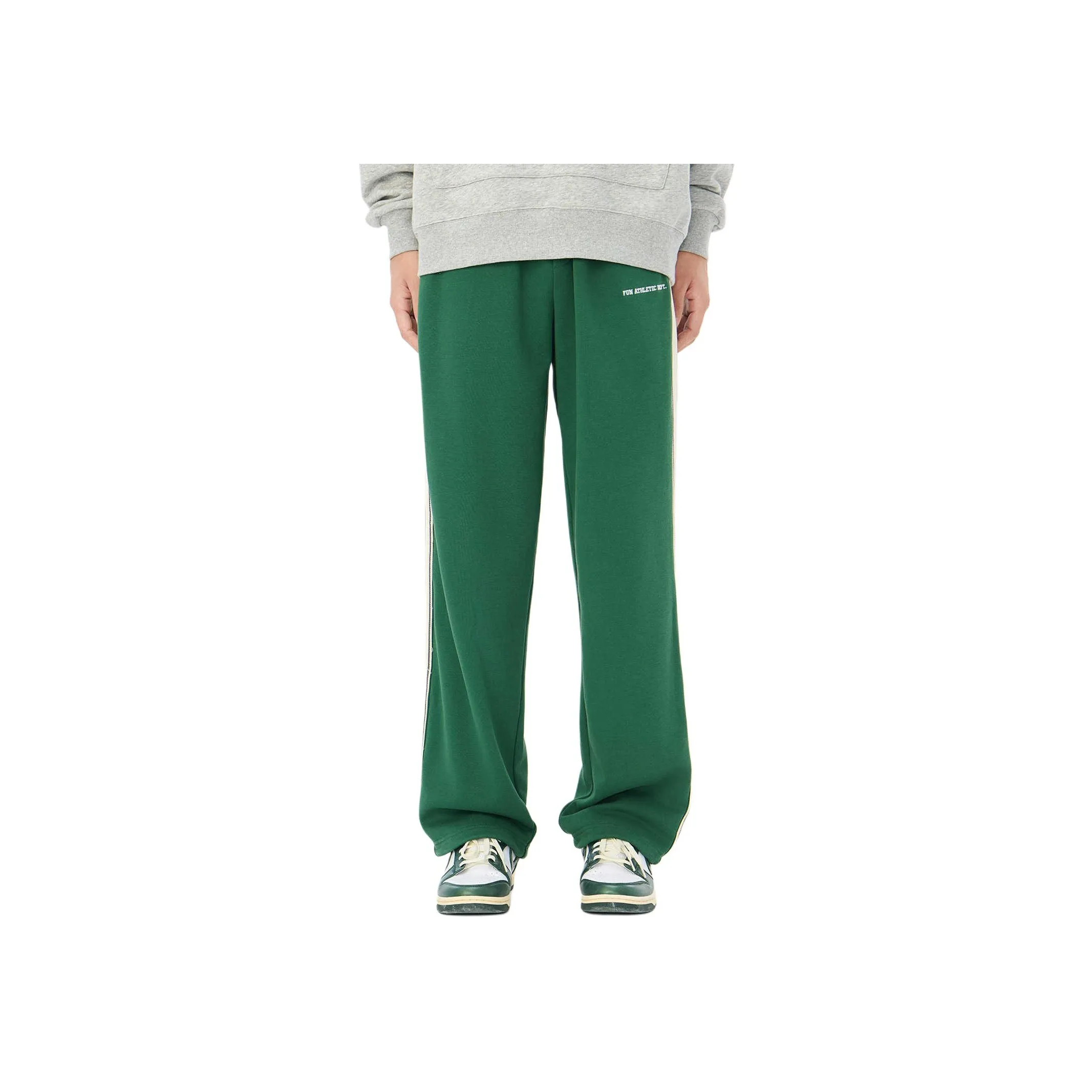 Fun Forest Green Men's Knitted Training Pants Веселье Лесной зеленый Мужские Вязаные Тренировочные Штаны
