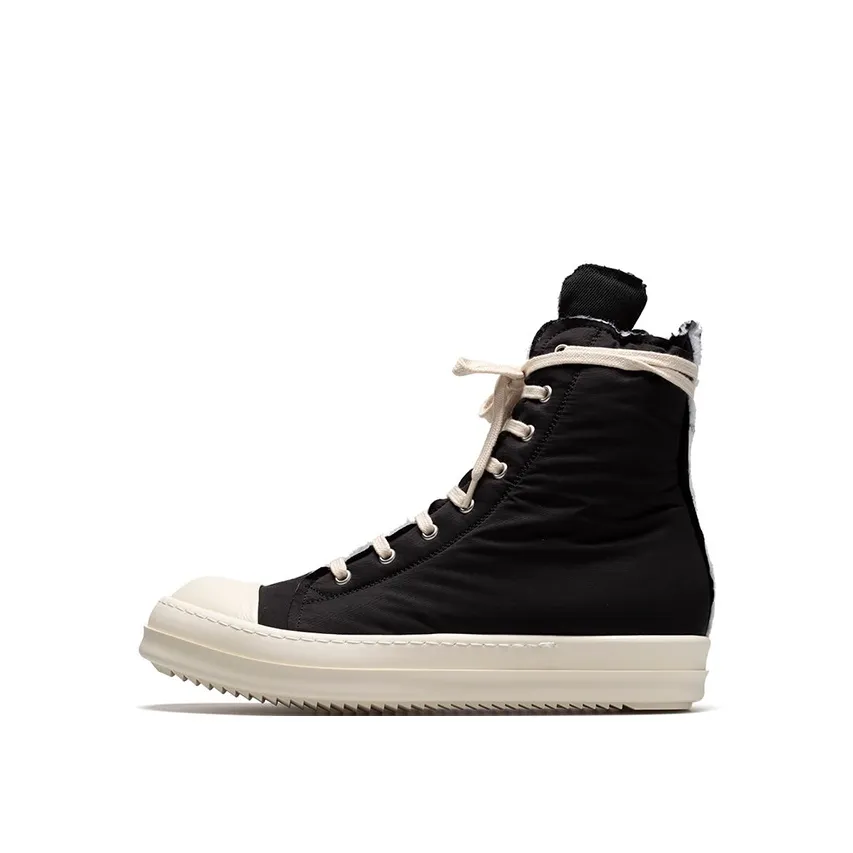 Rick Owens DRKSHDW Stylish Skateboarding Shoes Men's Black White