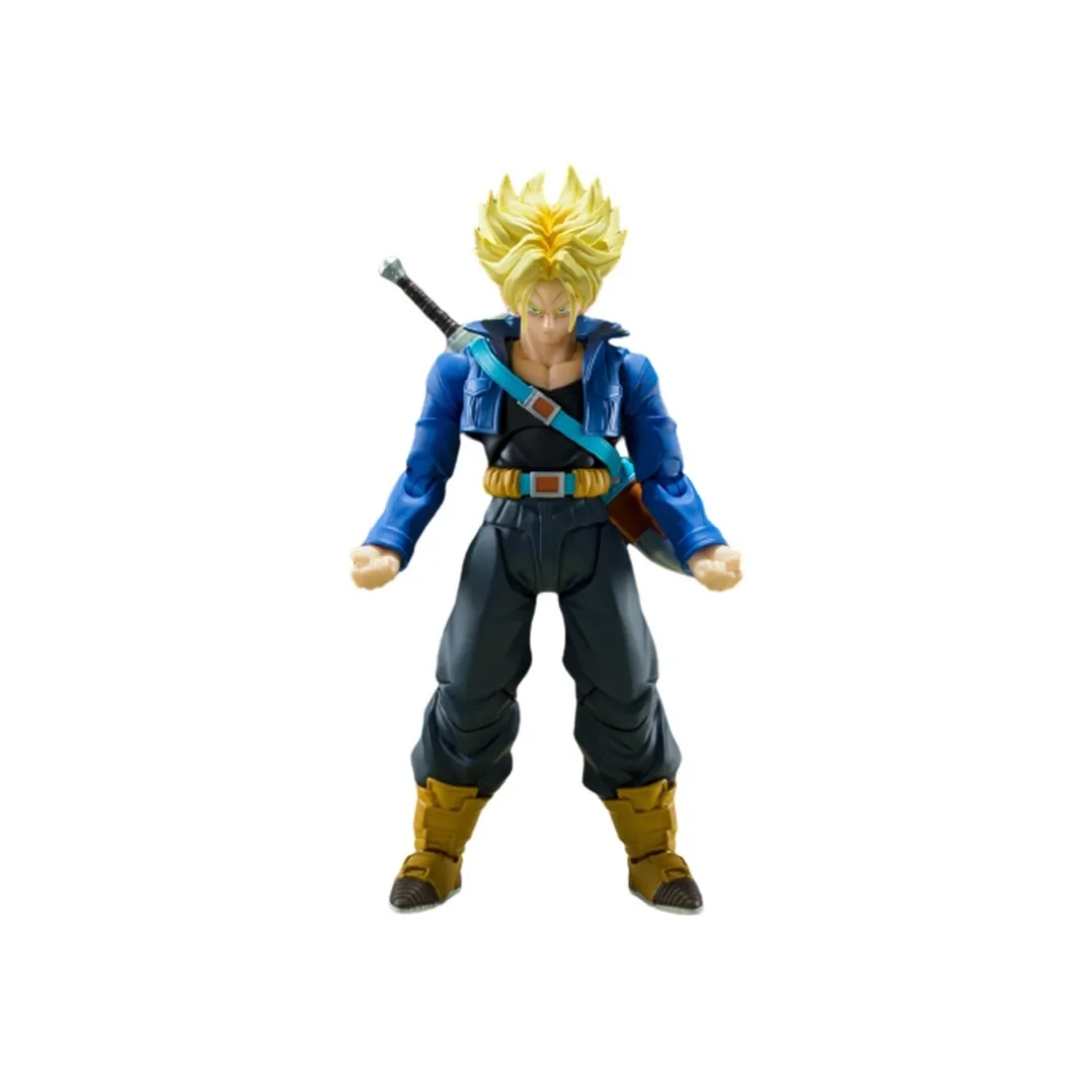 BANDAI S.H.Figuarts Dragon Ball Z Trunks Super Saiyan, The Youth From The Future Action Figures 14cm