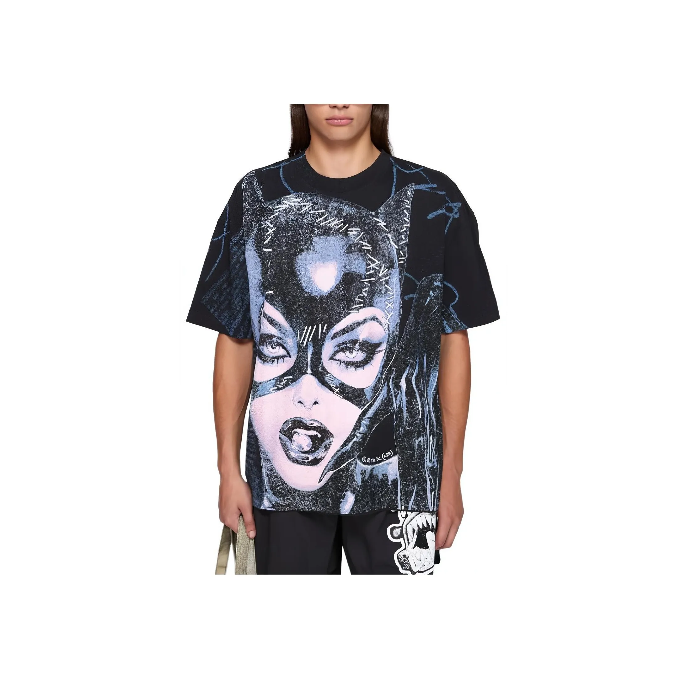 Acne Studios Cartoon Printed T Shirt