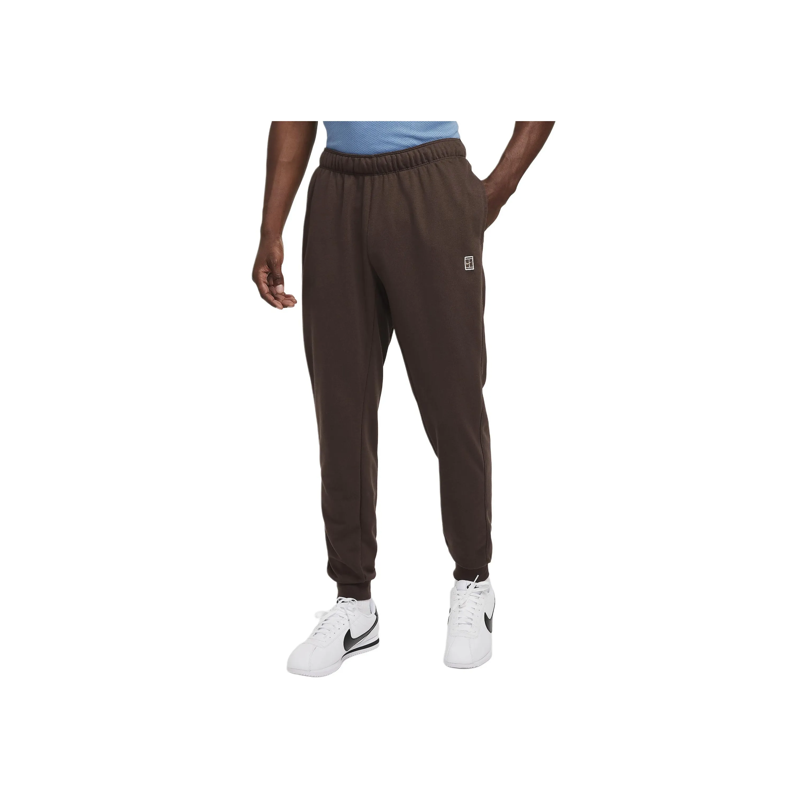 Nike COURT HERITAGETennis FW24 Knitted Sweatpants Men's Brown